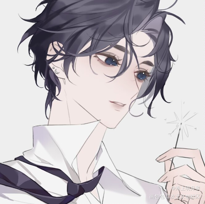 发光少年黎小朔_谁把谁当真188男团黎朔绘画作品