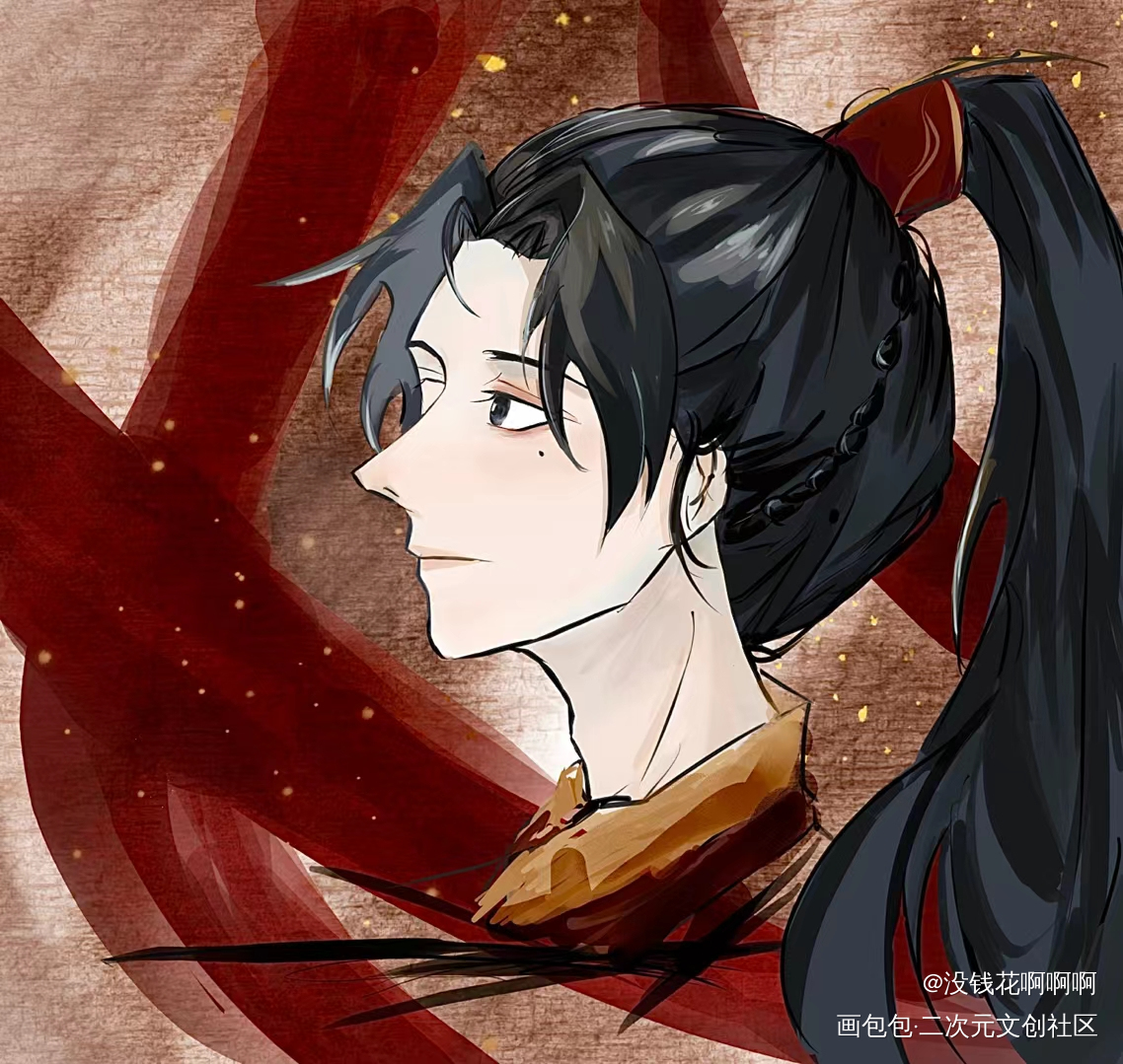 oc美男_古风少年oc绘画作品