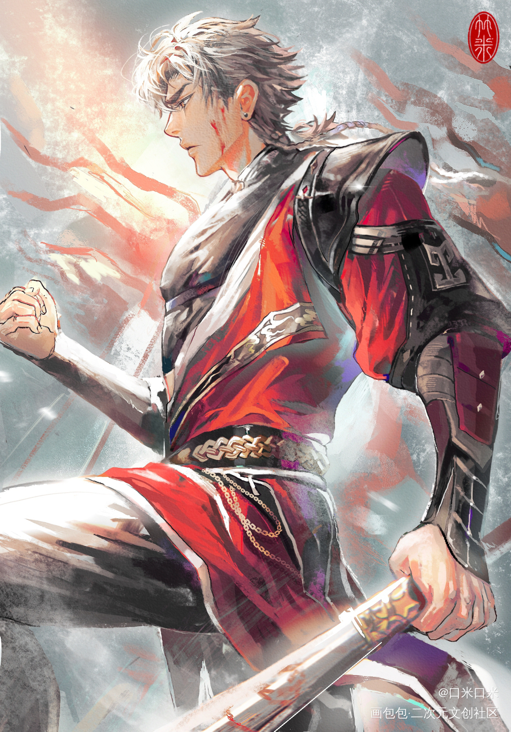 踏浪_代号鸢代号鸢孙策绘画作品