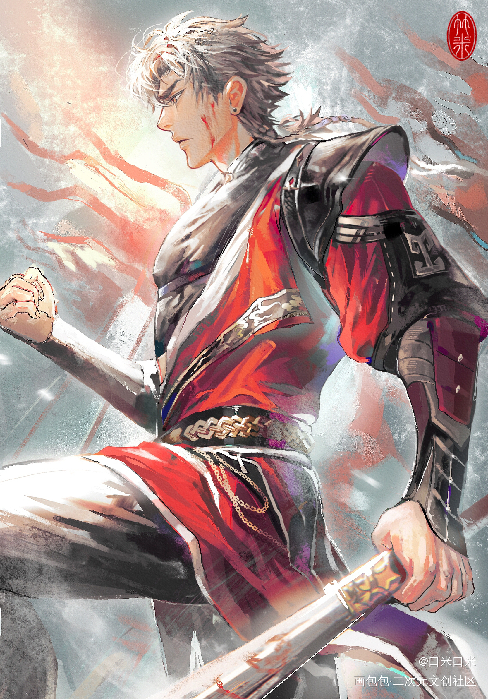 踏浪_代号鸢代号鸢孙策绘画作品