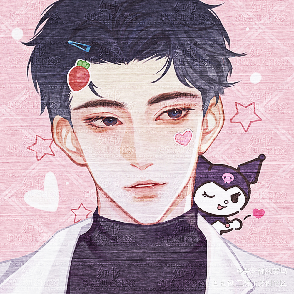 Waking rose·黎朔_谁把谁当真188男团妹叔黎朔绘画作品