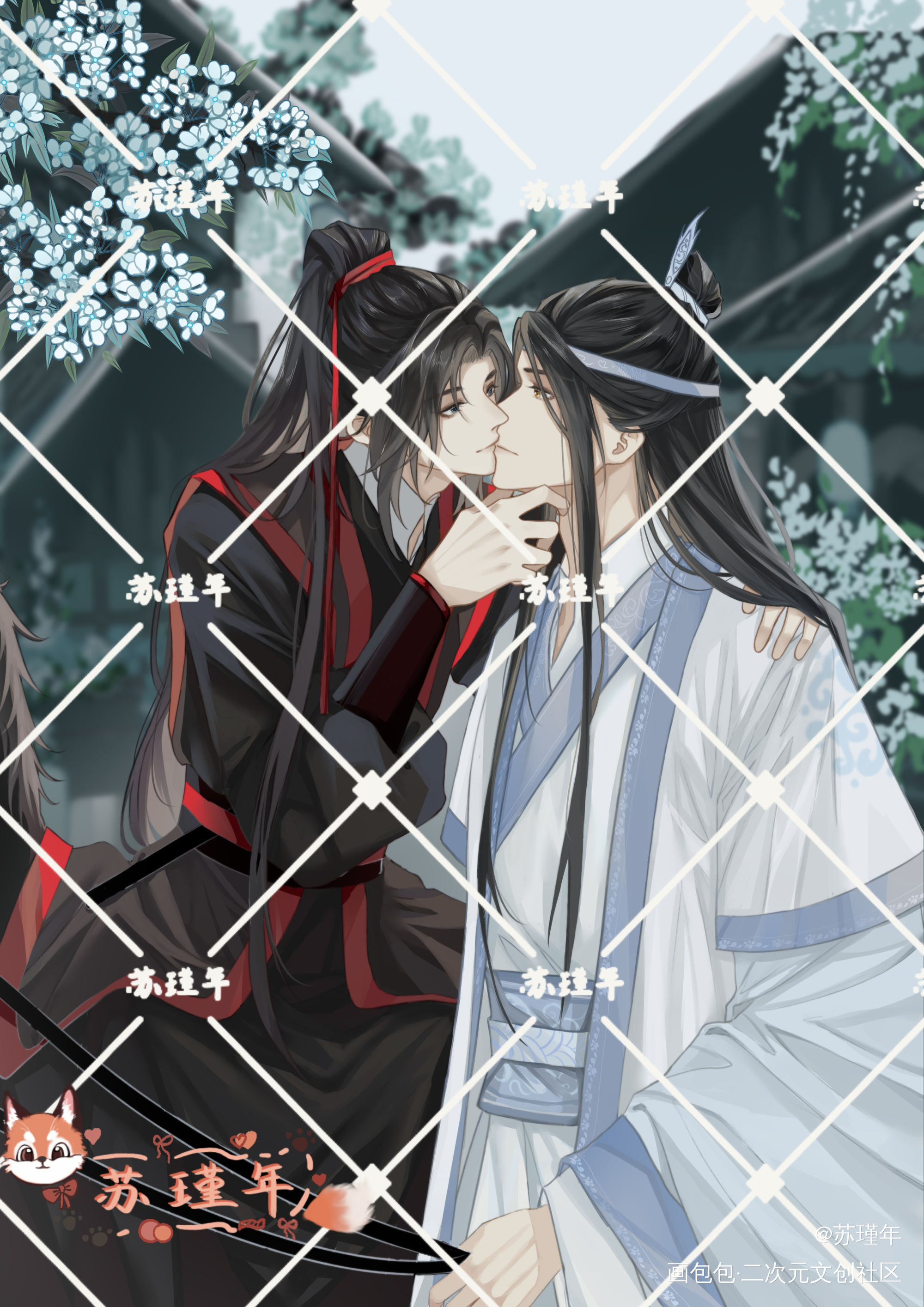 忘羡_魔道祖师忘羡绘画作品