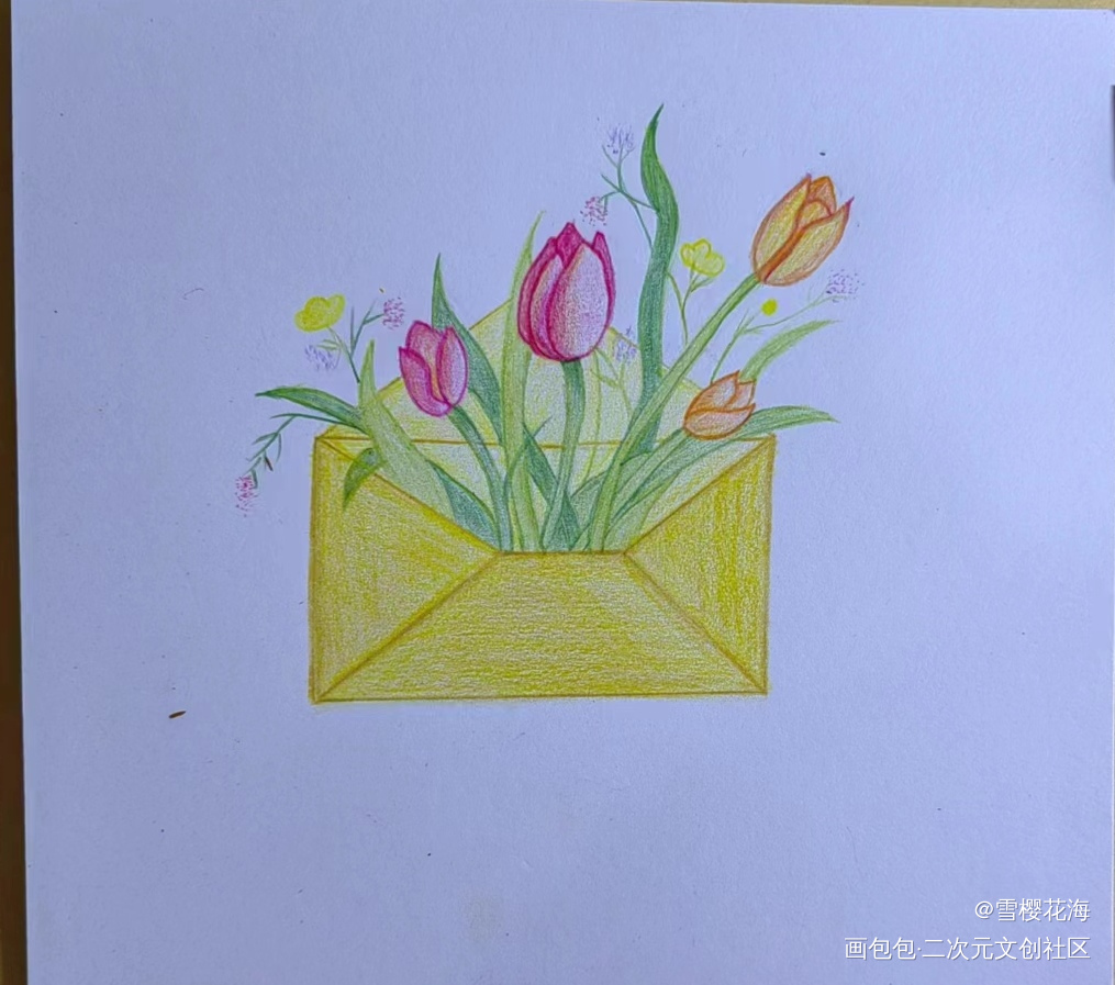 临摹_彩铅手绘临摹绘画作品