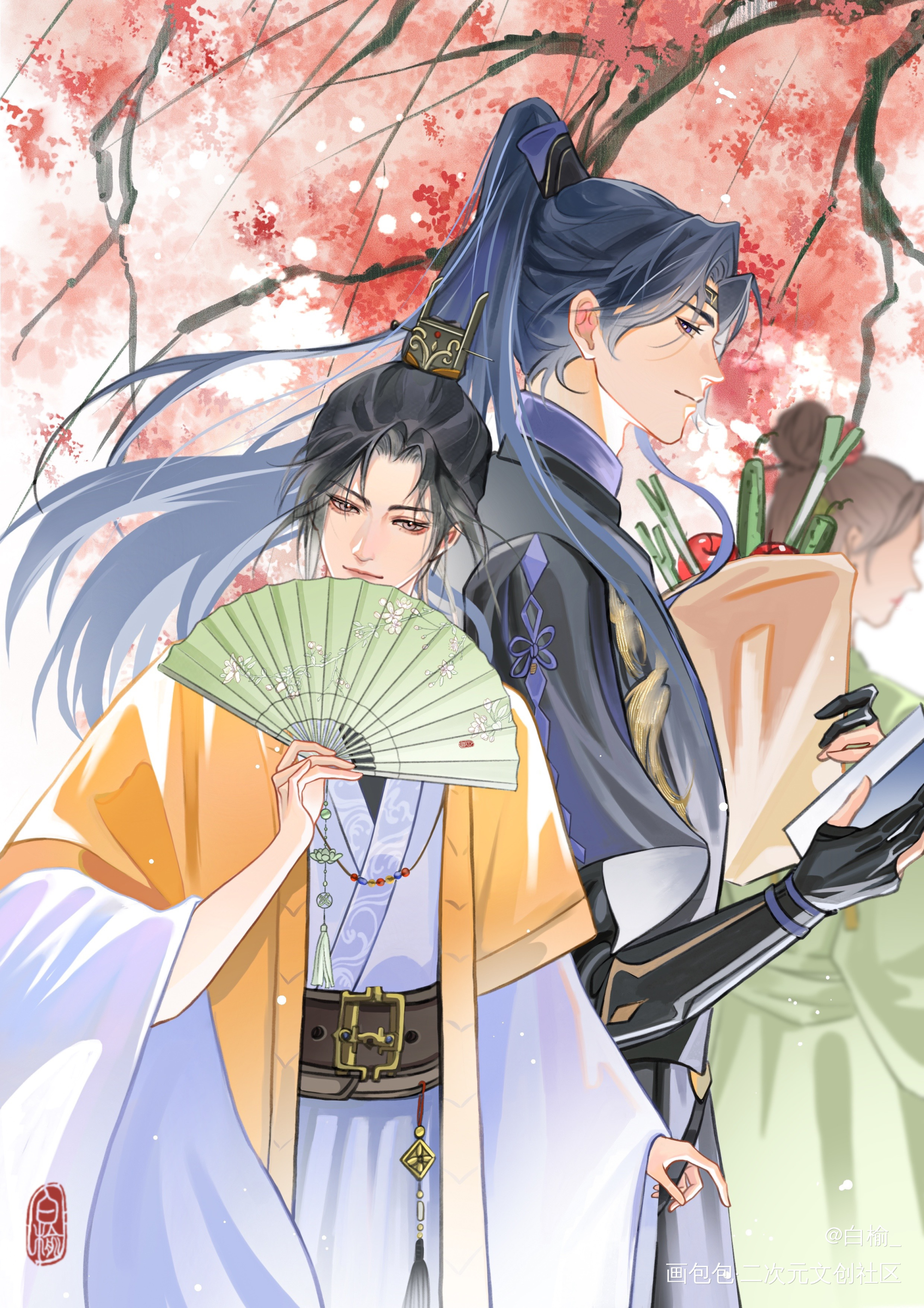 今日账本再记一笔_代号鸢插画广陵王傅融绘画绘画作品