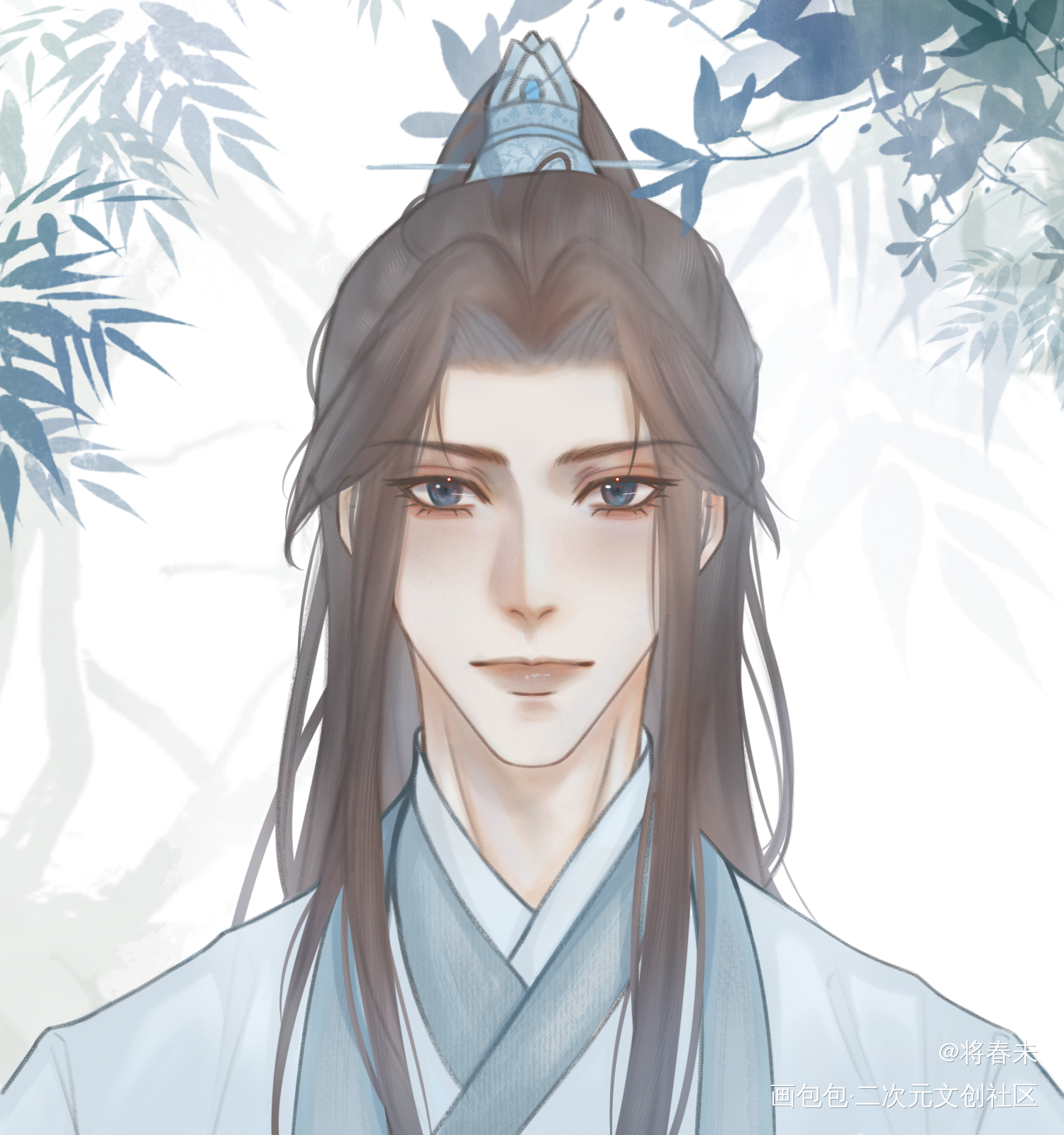 晚宁_二哈和他的白猫师尊楚晚宁绘画作品