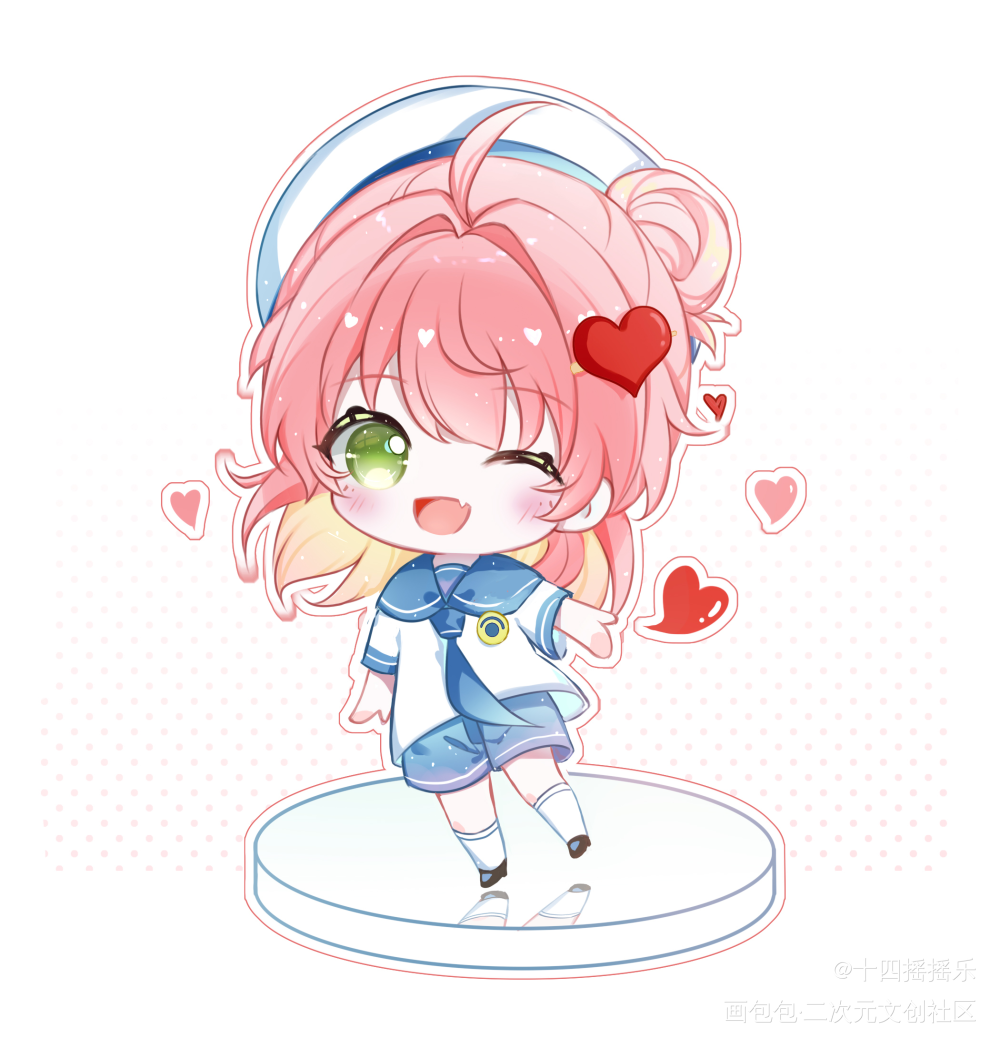 温小辉Q版，小学paro_附加遗产188男团洛温温小辉绘画作品
