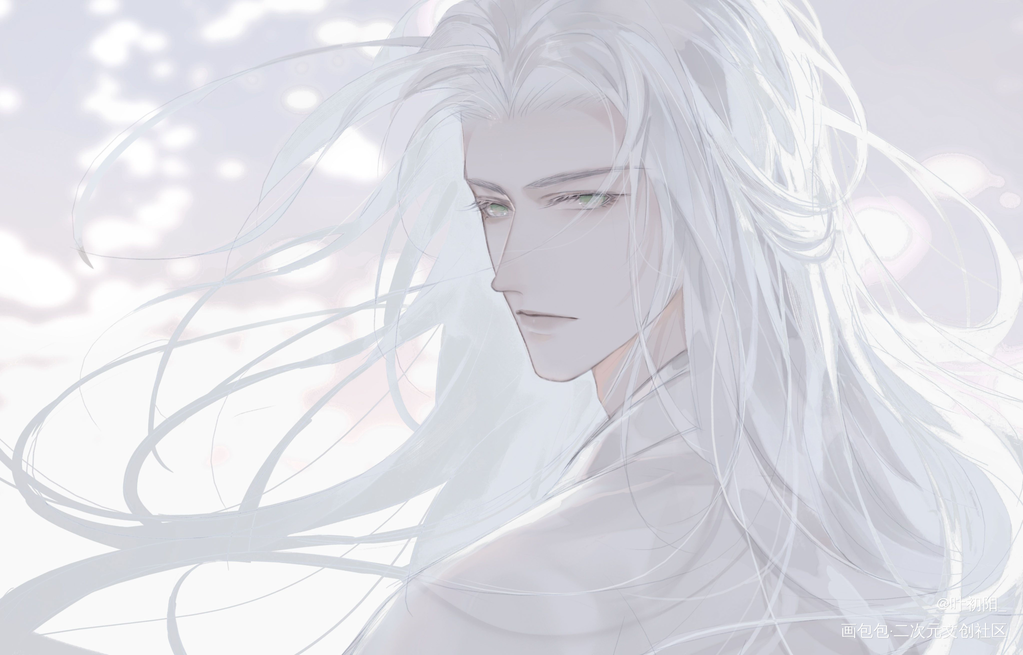 师尊……美人！_代号鸢古风插画同人左慈板绘绘画绘画作品