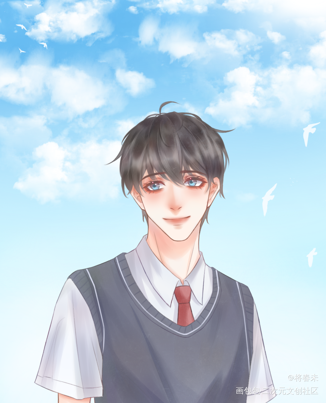 秀秀_娘娘腔188男团李程秀绘画作品