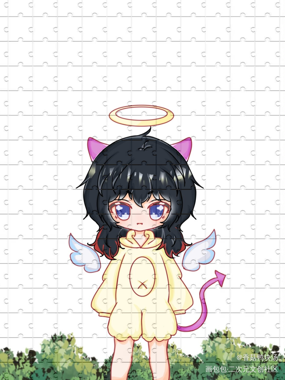 是我的oc如意嘿嘿_我要上首推约稿oc绘画作品