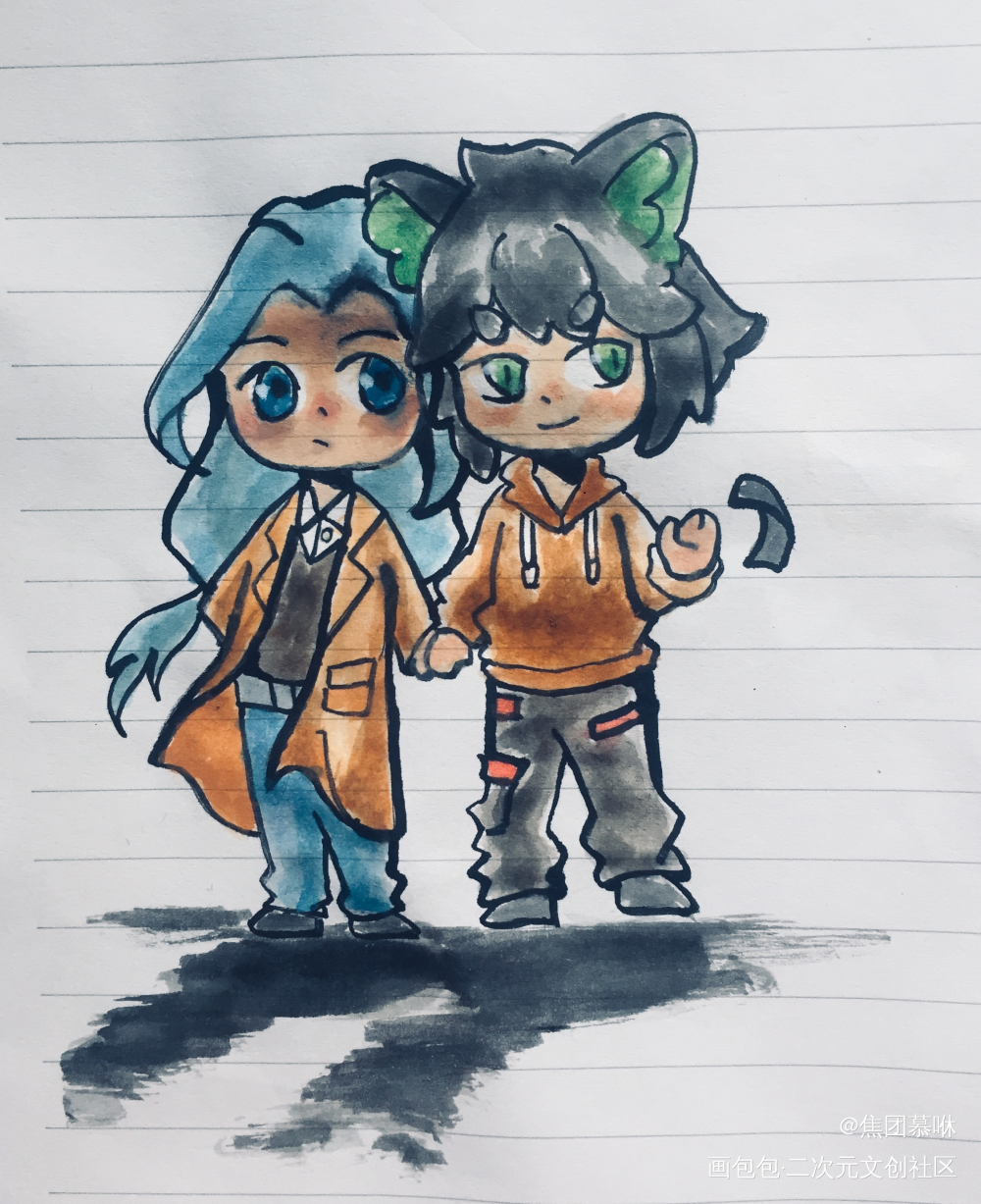 徒师贴贴_罗小黑战记黑限无限罗小黑绘画作品