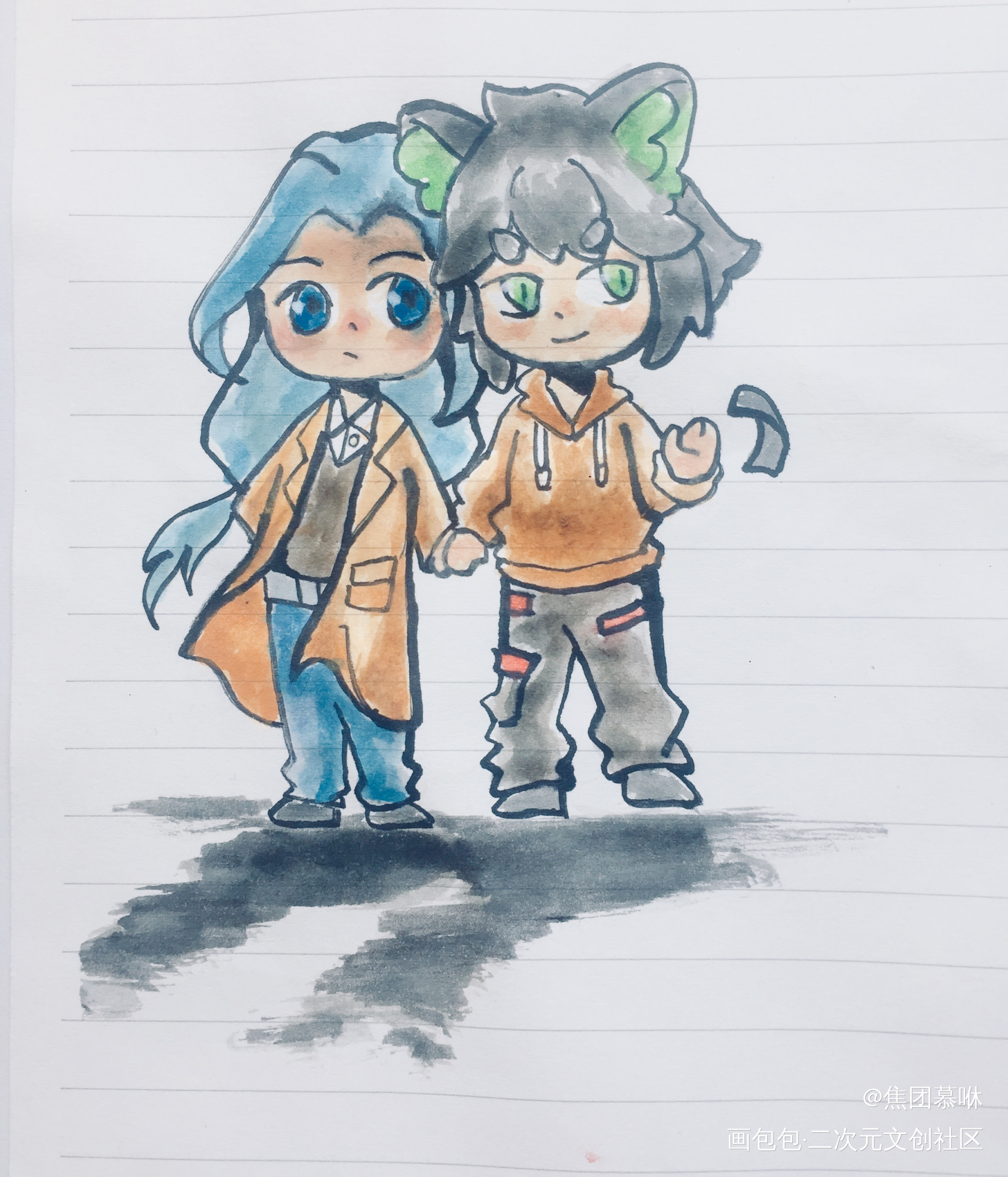 徒师贴贴_罗小黑战记黑限无限罗小黑绘画作品