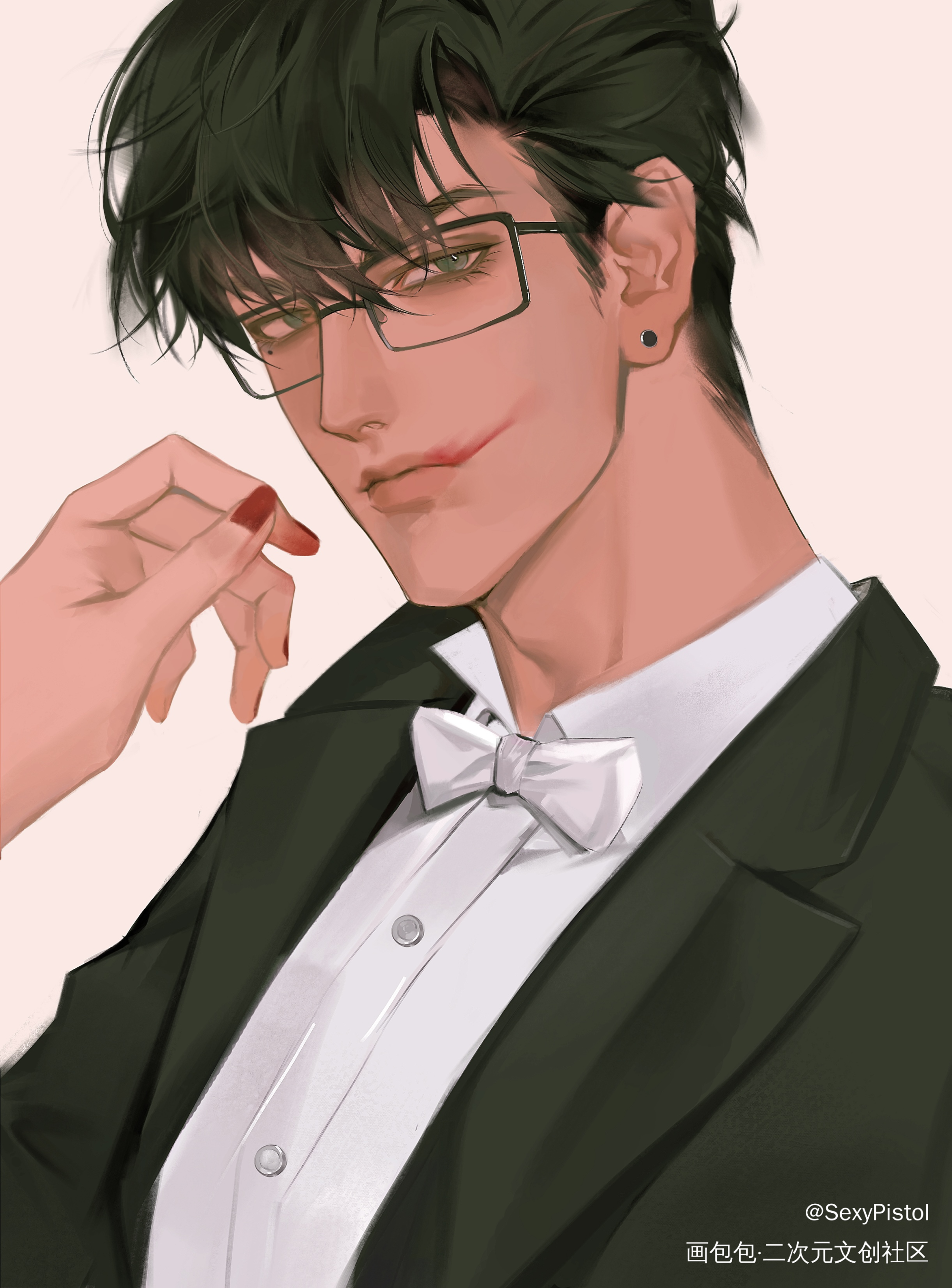 偷心_光与夜之恋萧逸绘画作品