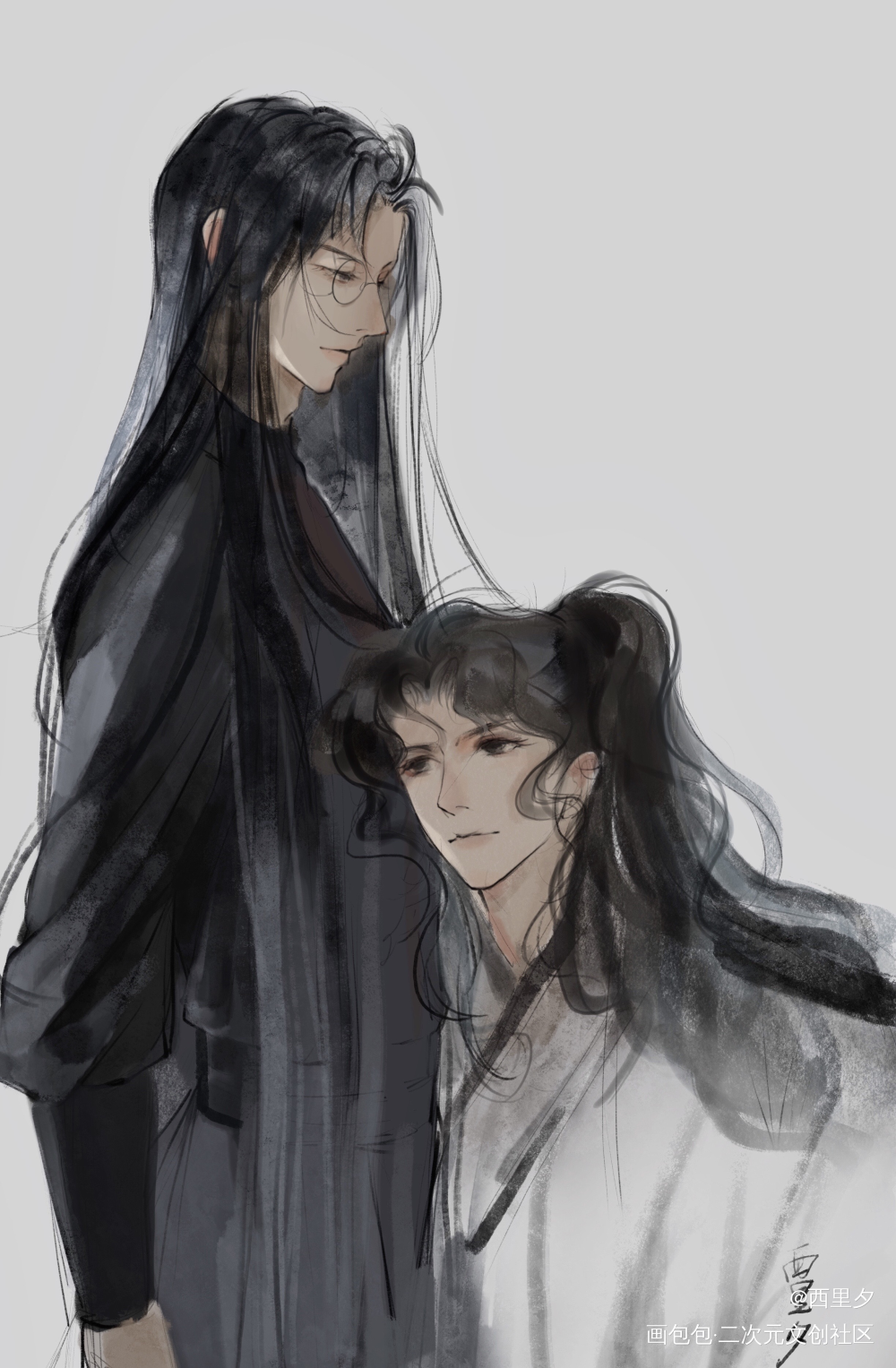涂涂_杀破狼长顾长庚顾昀绘画作品
