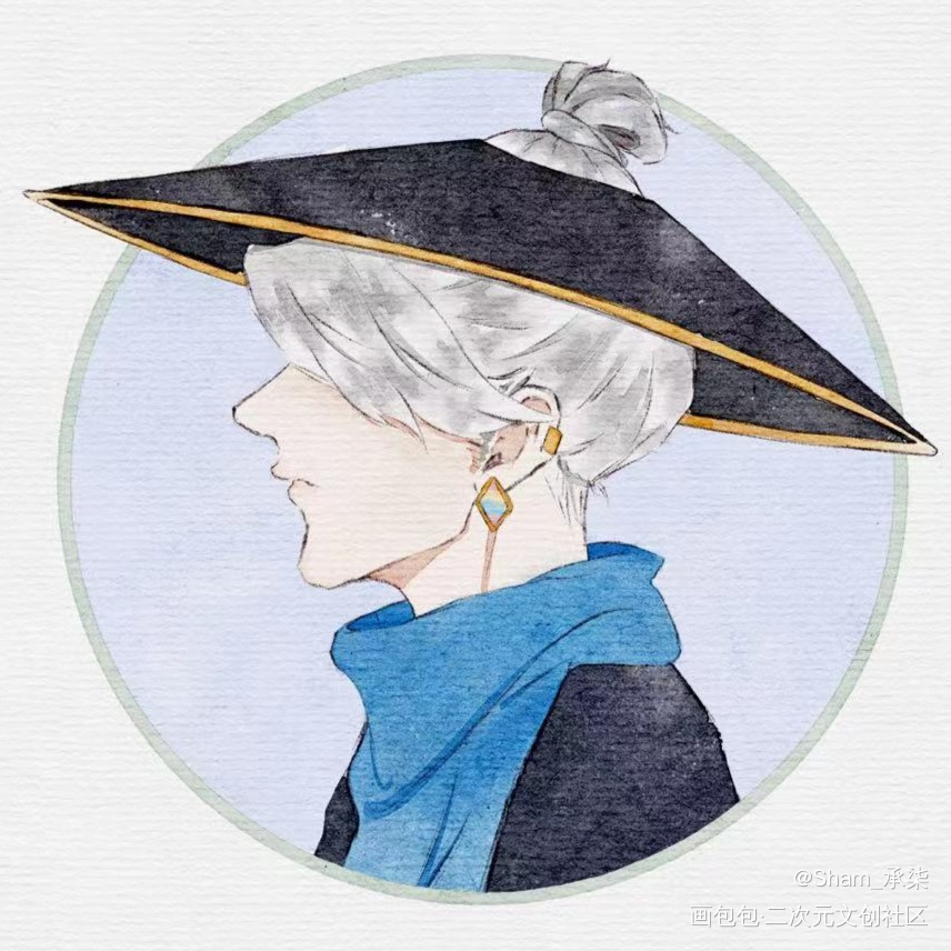 _光遇箬笠绘画作品