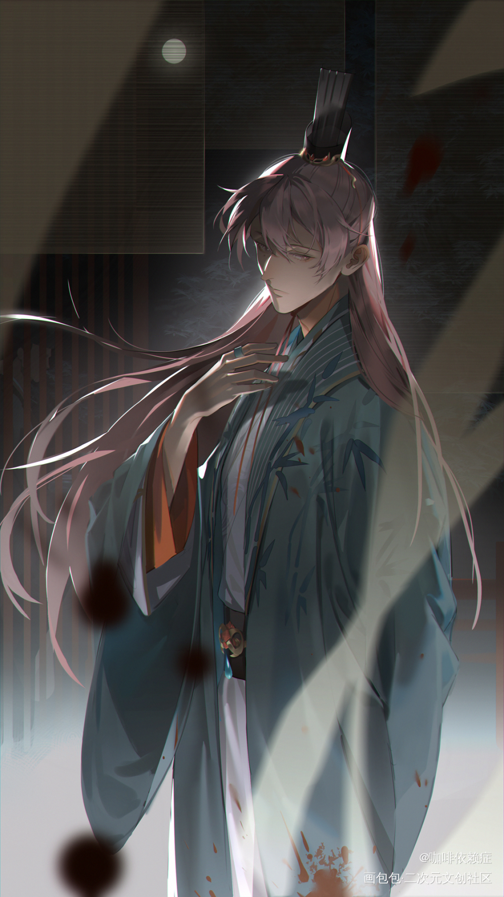 袁氏大公子喜净_代号鸢插画同人代号鸢袁基绘画作品