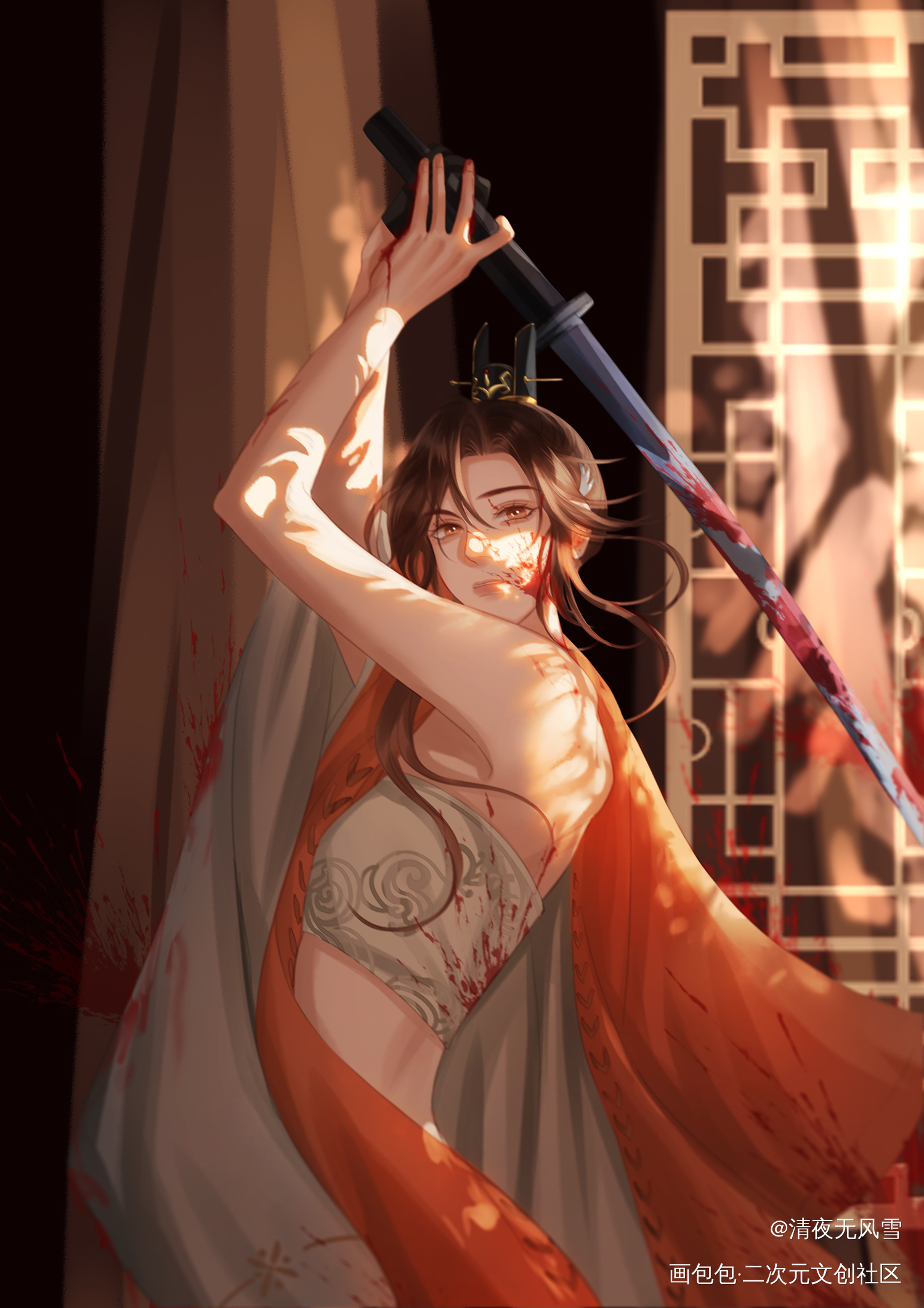 杀伐_代号鸢广陵王绘画作品