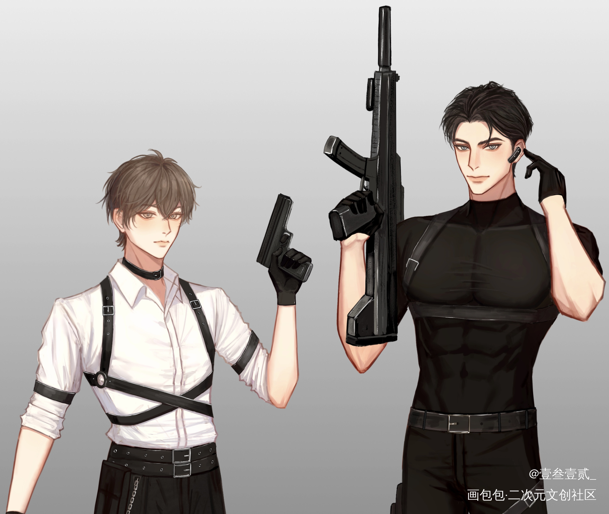 画了群秀的立绘_娘娘腔188男团群秀李程秀邵群同人绘画作品