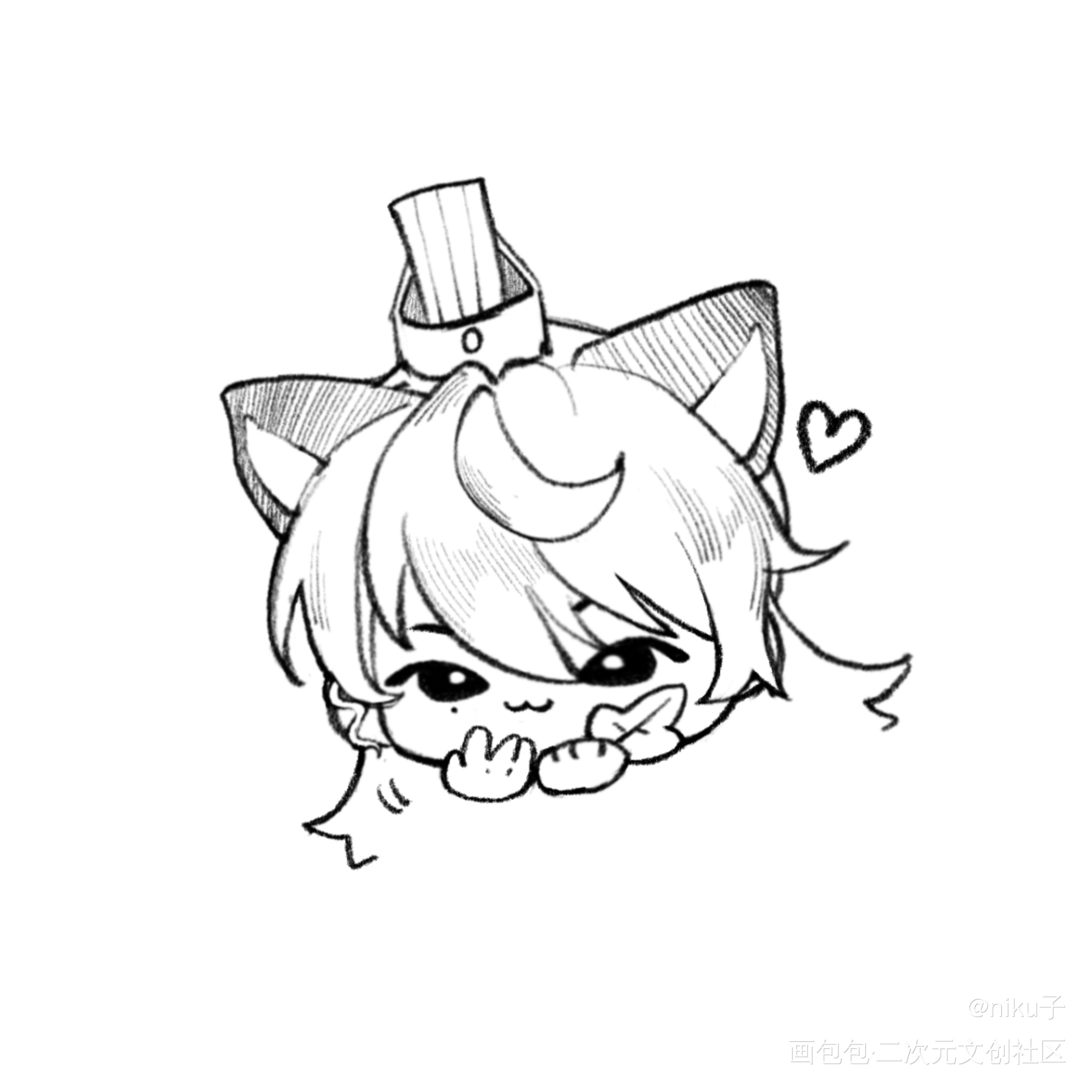 宝宝们~(忘带一个_代号鸢同人代号鸢袁基刘辨procreate绘画作品