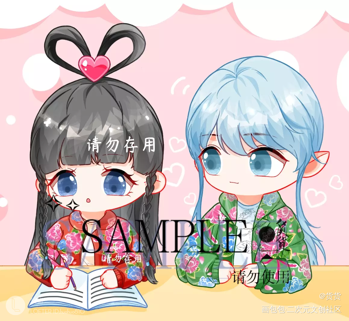 _Q版付费委托客单展示精灵梦叶罗丽约稿绘画作品