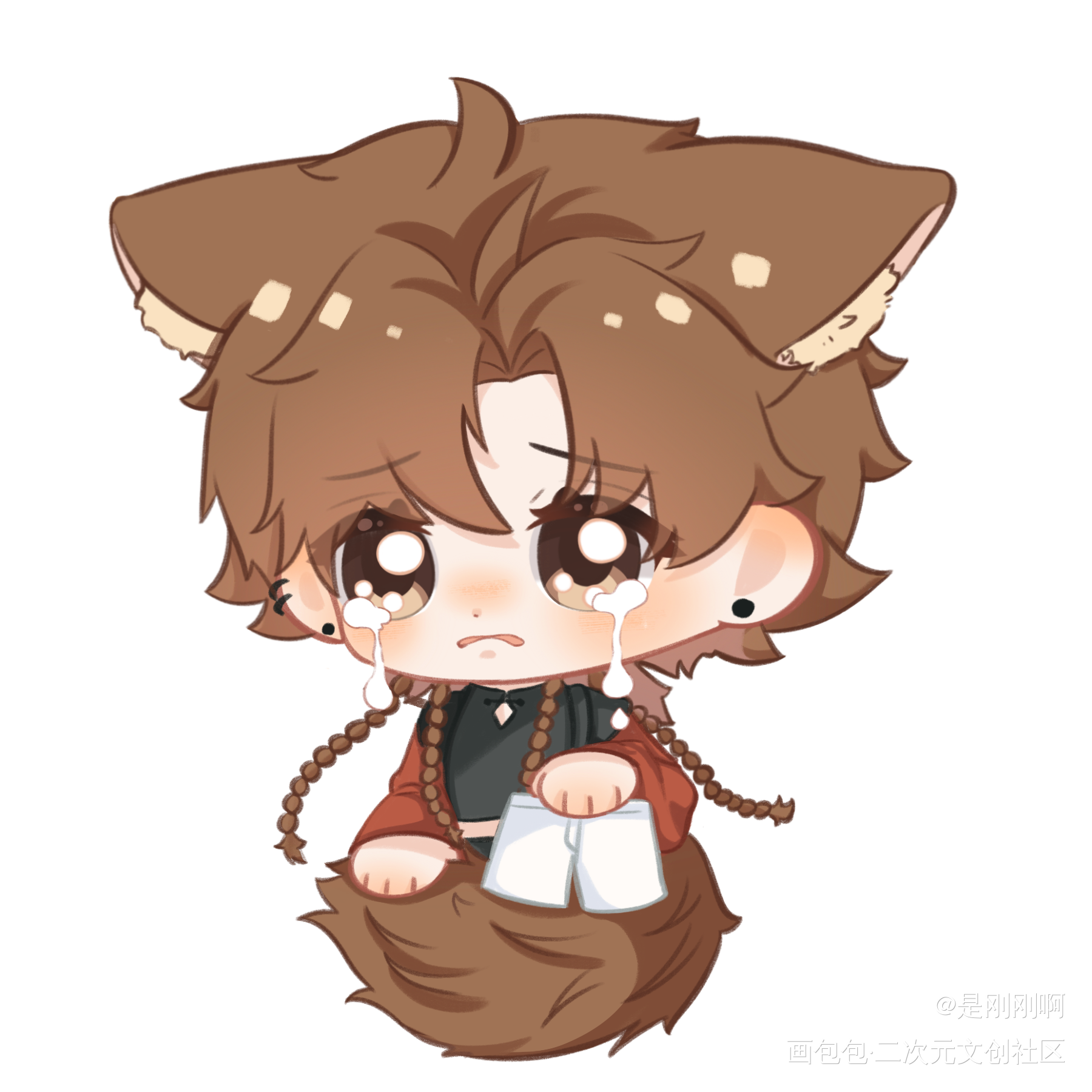 “真的不要小狗的吗QAQ” ​_代号鸢代号鸢孙策绘画作品
