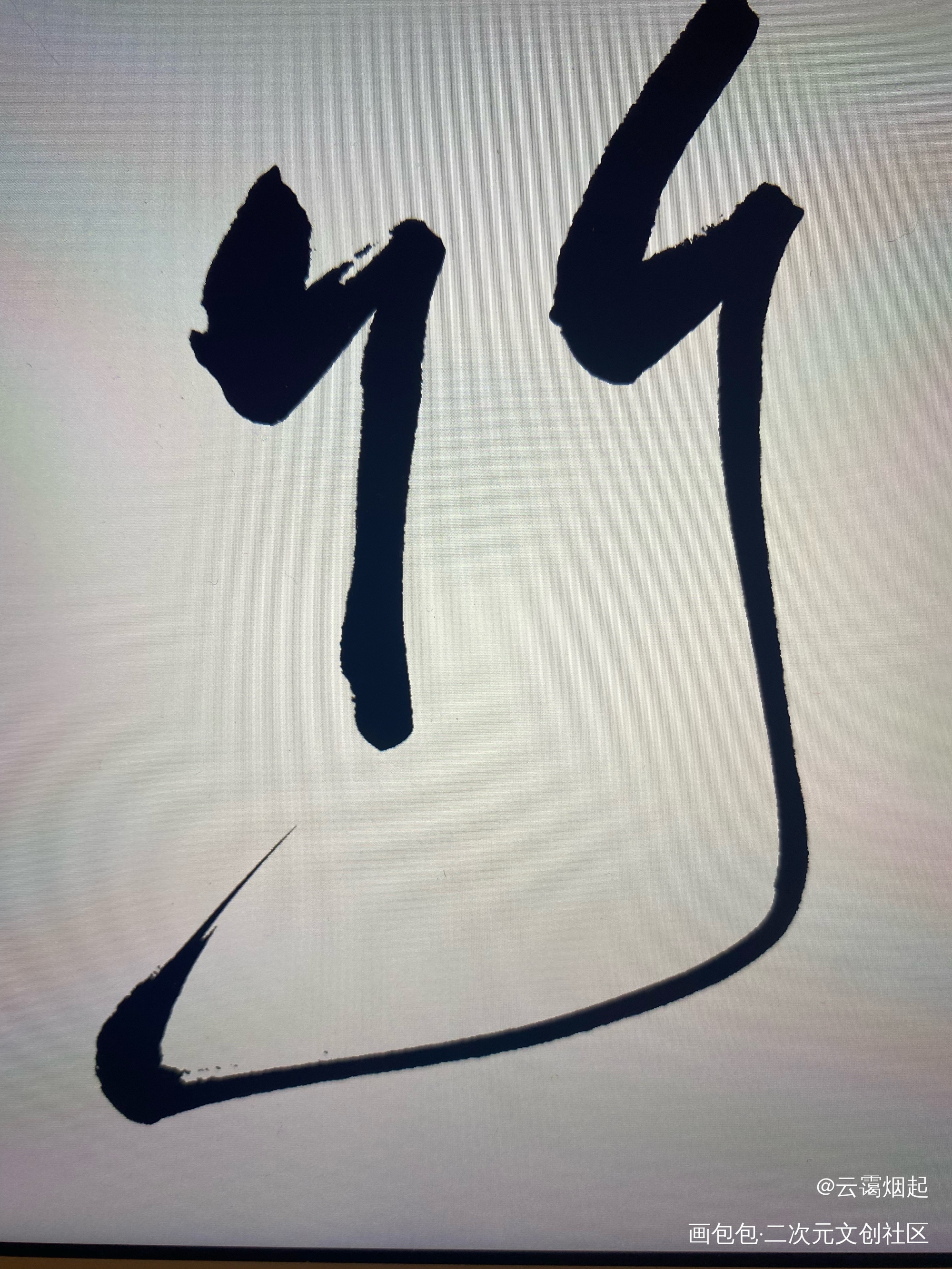竹_procreate手写绘画作品