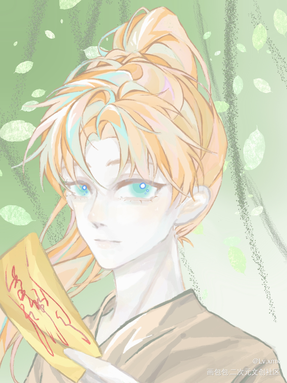 让我嘎掉把_光与夜之恋瞎画丑到了谢谢夏鸣星绘画作品