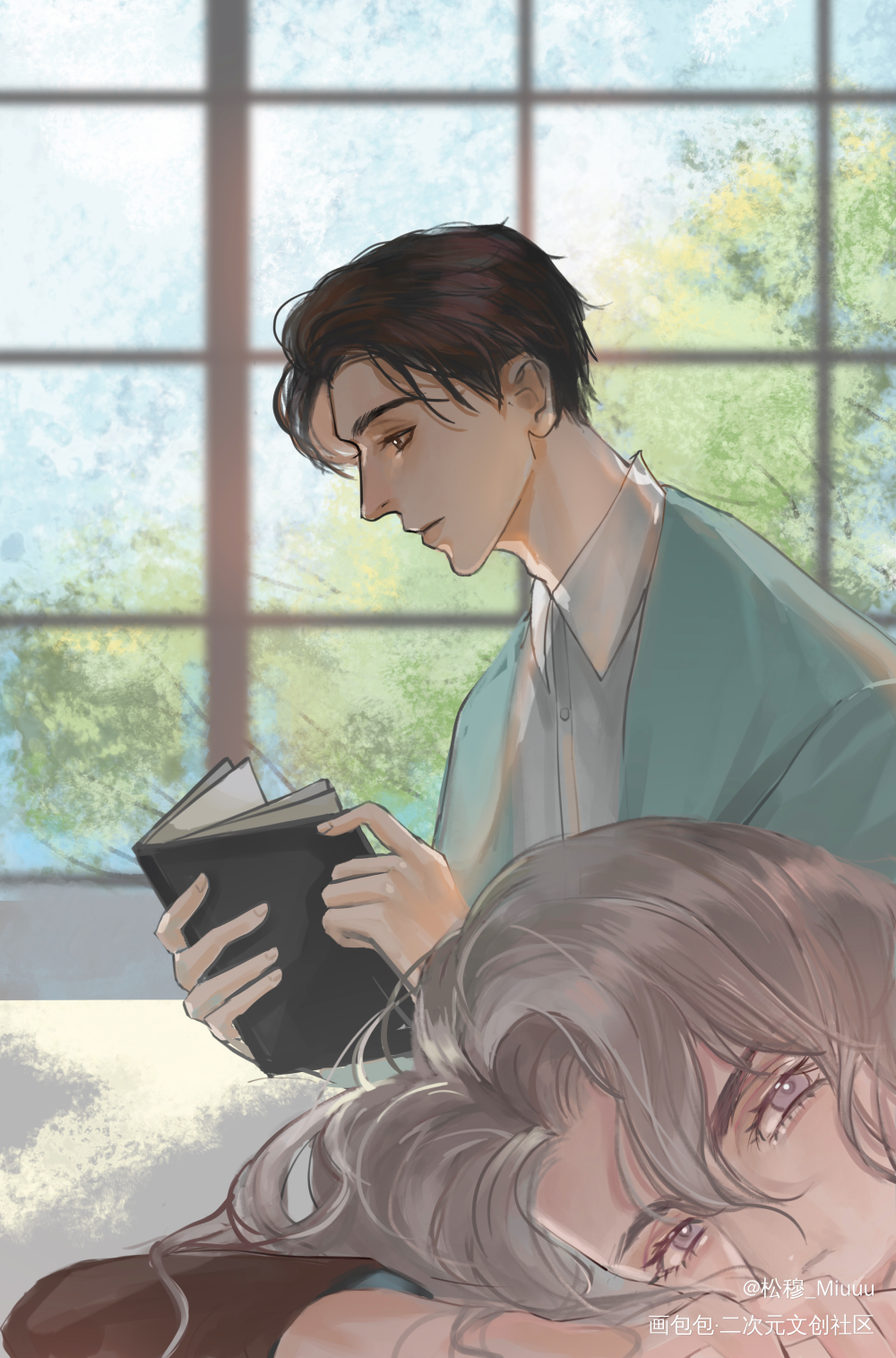 寒故｜plog_一醉经年188男团寒故何故宋居寒绘画作品