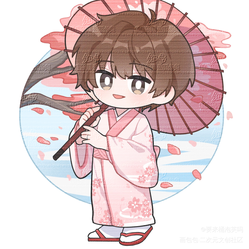 两相欢·q版秀秀_娘娘腔188男团群秀李程秀绘画作品