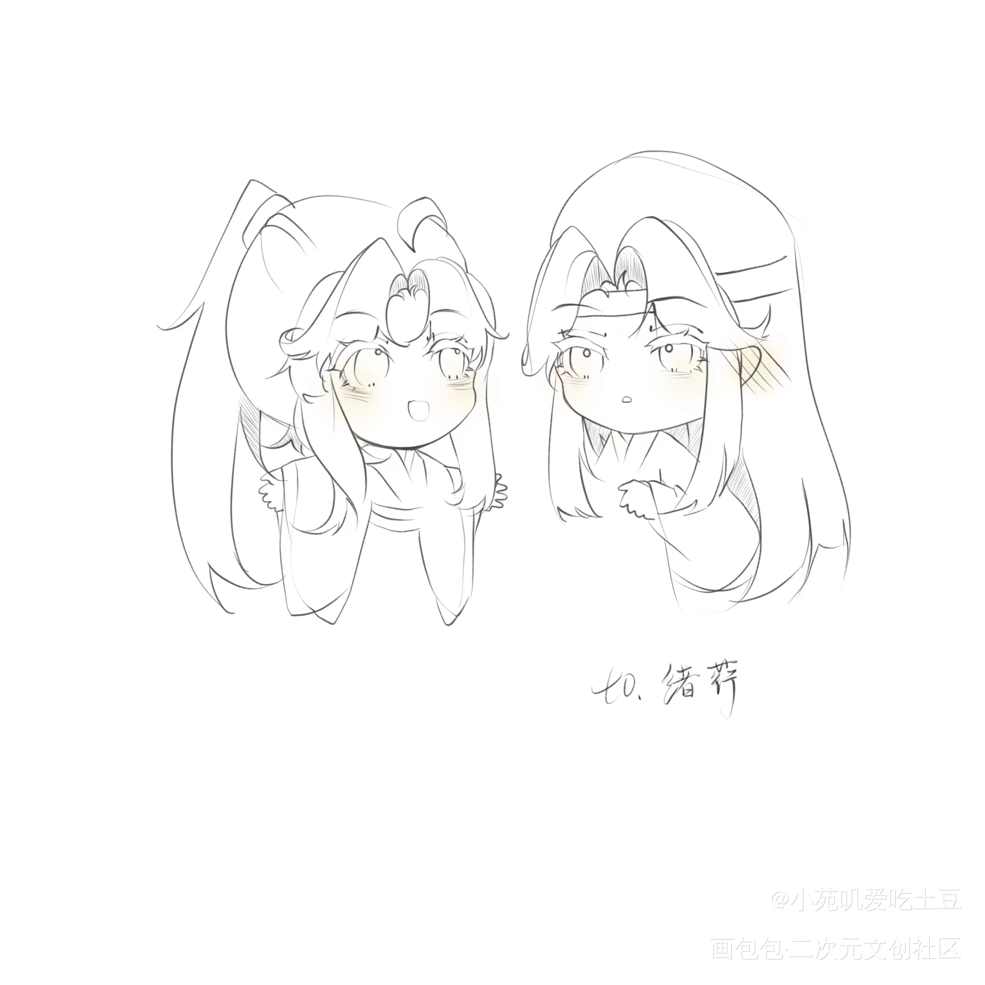 _魔道祖师忘羡绘画作品