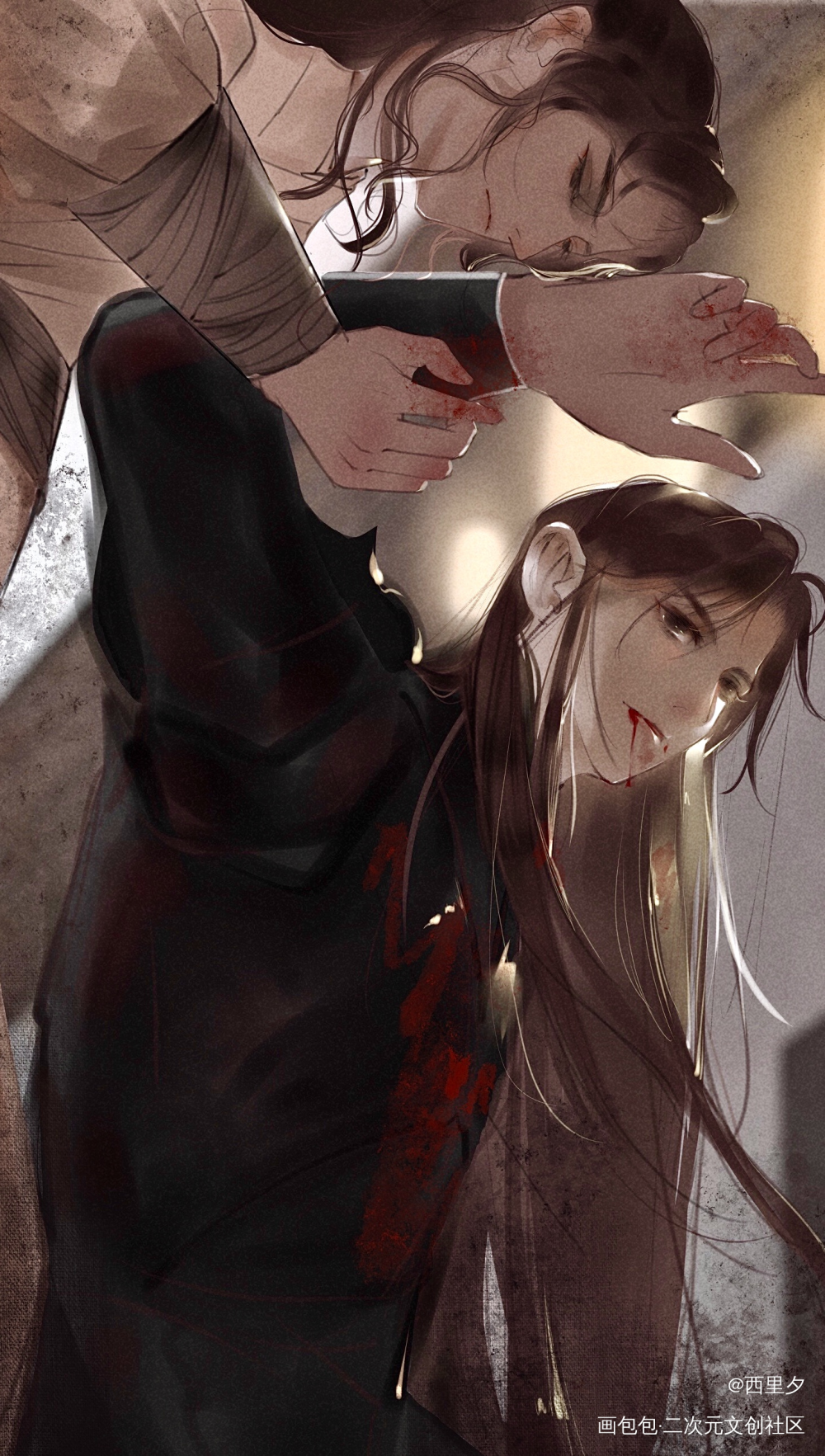 _杀破狼长顾长庚顾昀板绘涂绘画作品
