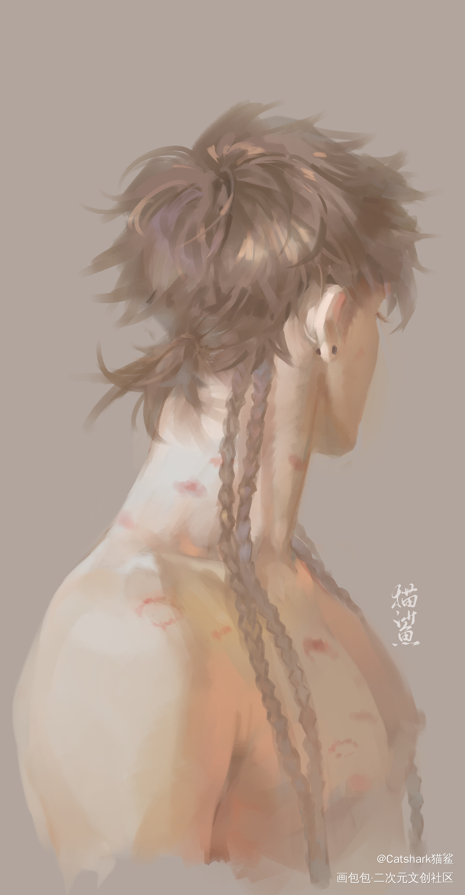 策妃啊，我会对你负责的，_代号鸢孙策古风绘画作品