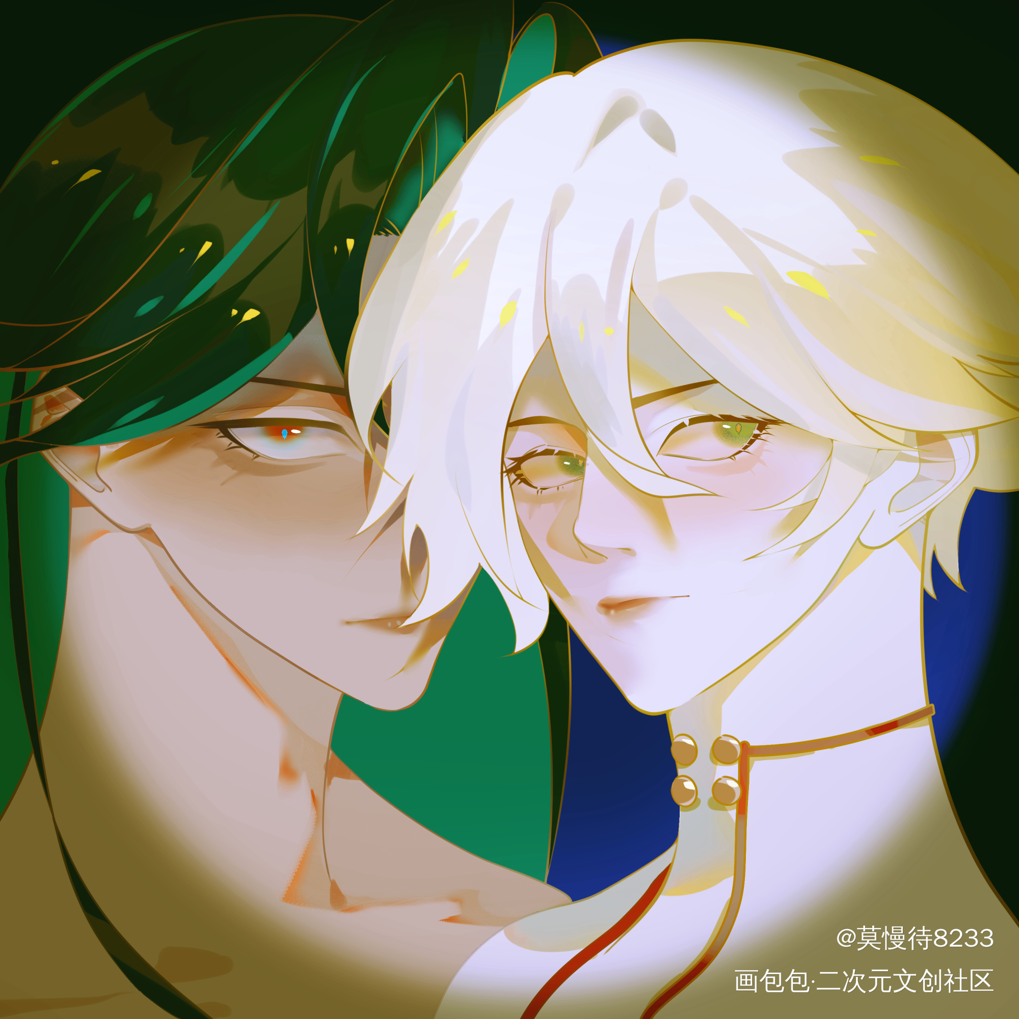 ( ͡° ͜ʖ ͡°)✧_阴阳师板绘涂摸鱼页同人修帝阿修罗帝释天绘画作品