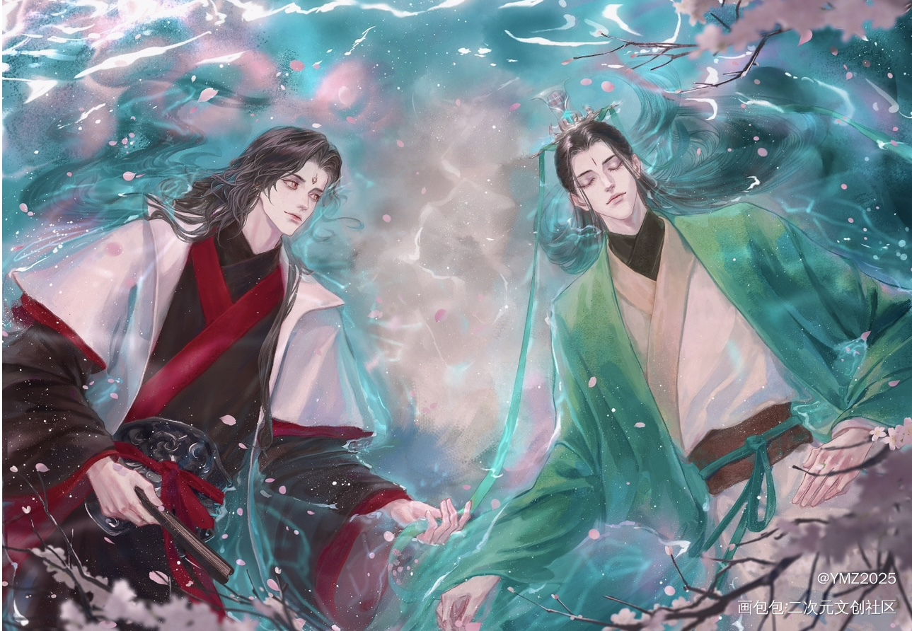 冰秋_人渣反派自救系统冰秋绘画作品