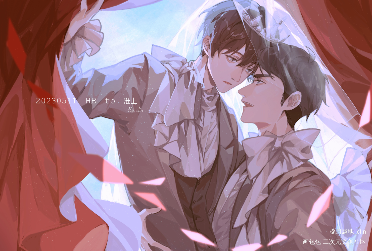 淮上生日快乐_破云严江严峫江停绘画作品