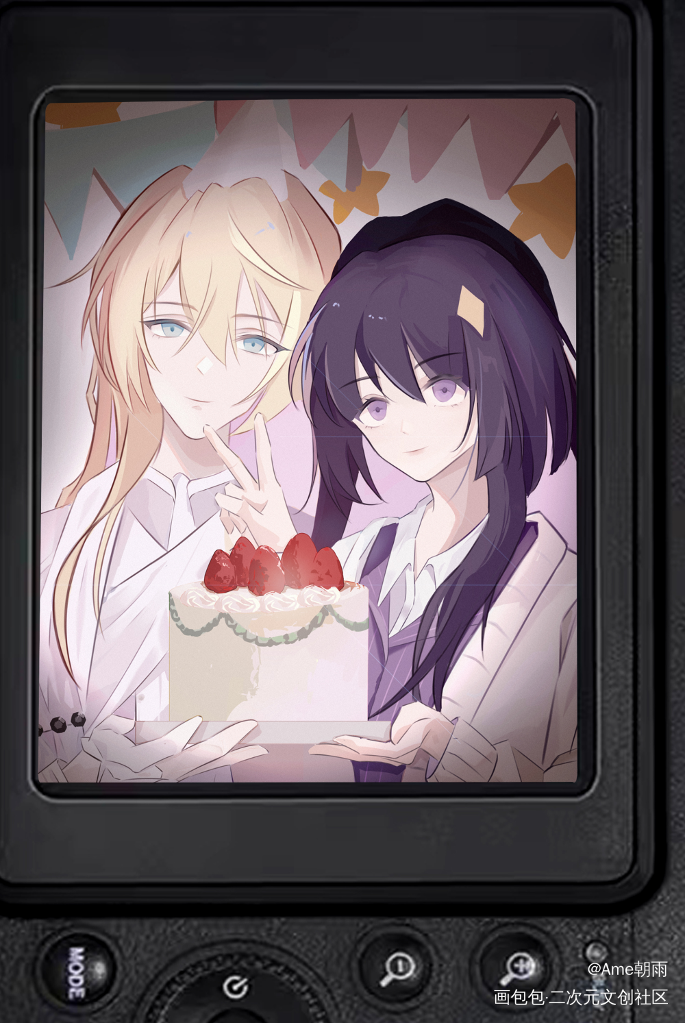 路辰生贺_时空中的绘旅人路辰同人原创绘画作品