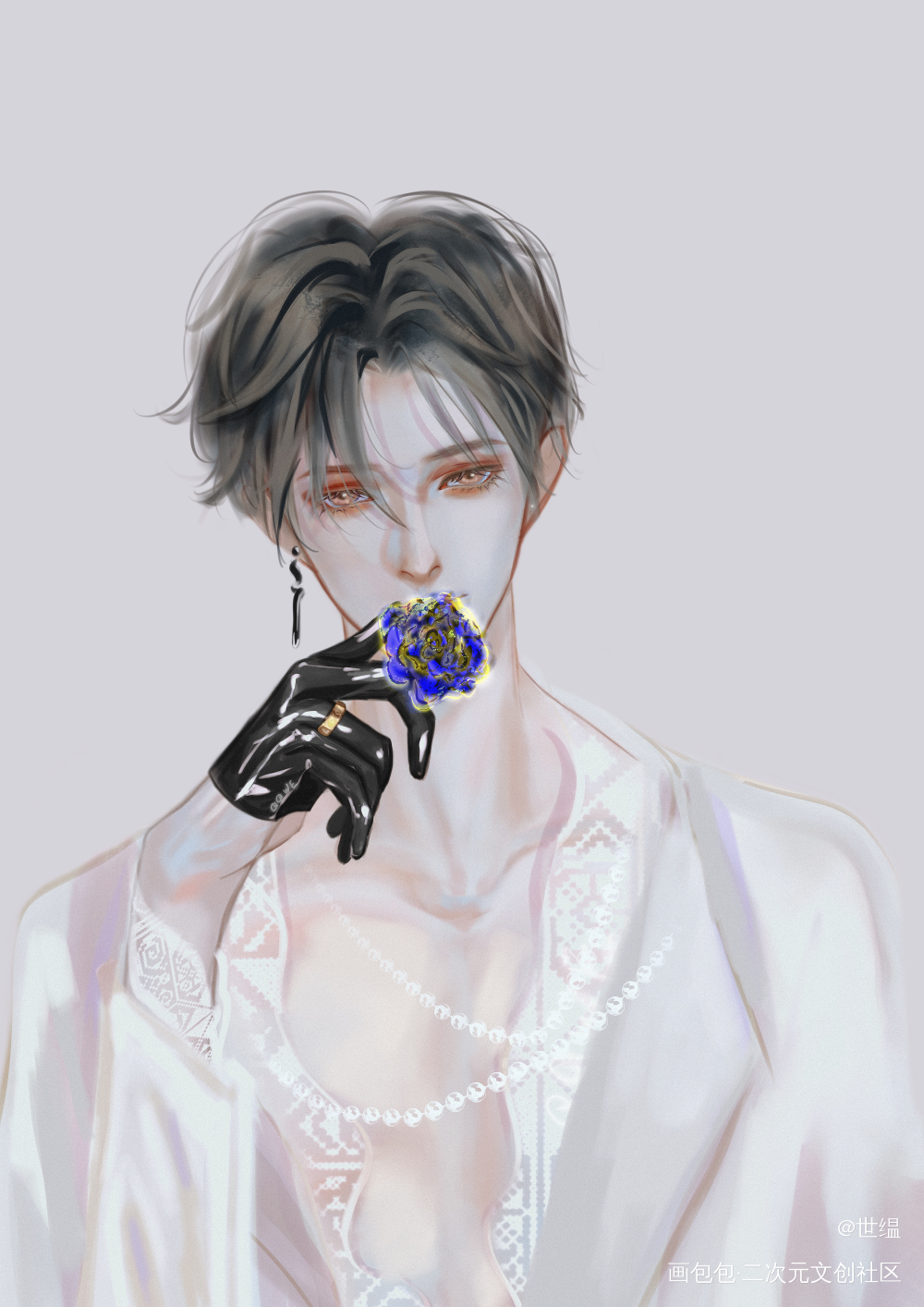 简哥，嘶哈嘶哈～_你却爱着一个傻逼188男团简隋英绘画绘画作品