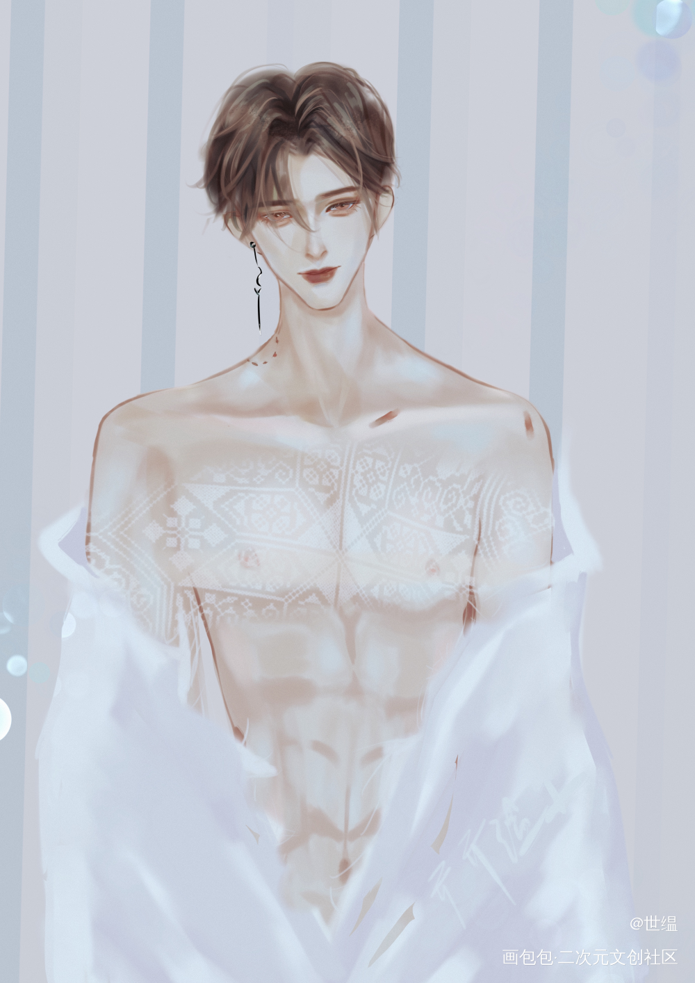 简哥，嘶哈嘶哈～_你却爱着一个傻逼188男团简隋英绘画绘画作品