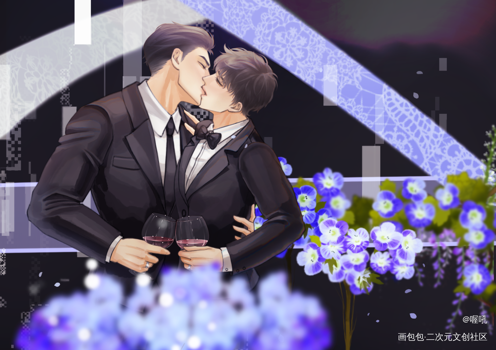 结个婚_娘娘腔绘画作品