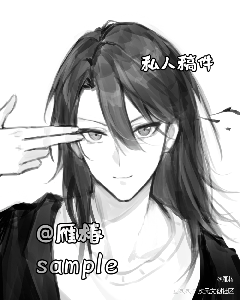 _缚耳来绘画作品