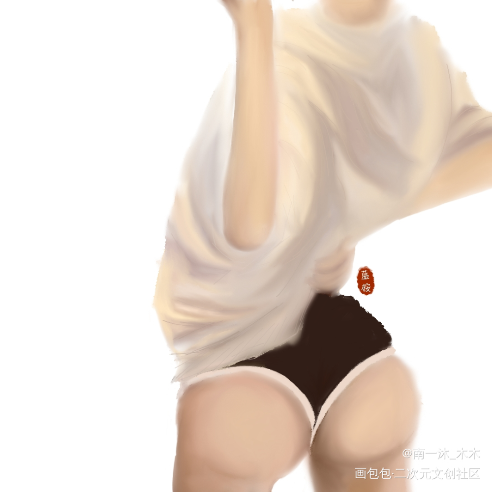 自设_摸鱼页指绘绘画作品