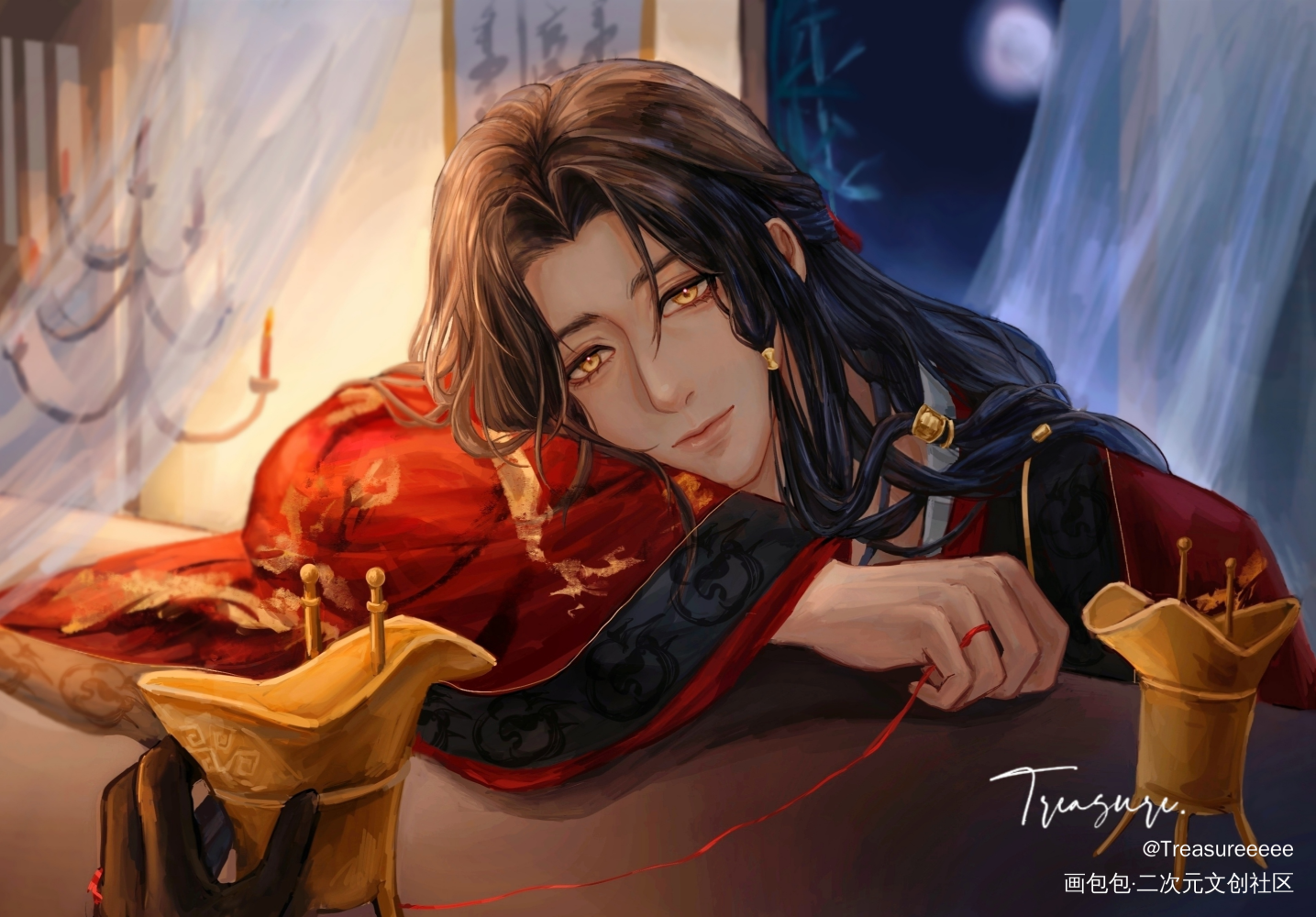 奈何刘贵人实在美丽_代号鸢代号鸢刘辩刘辩绘画作品