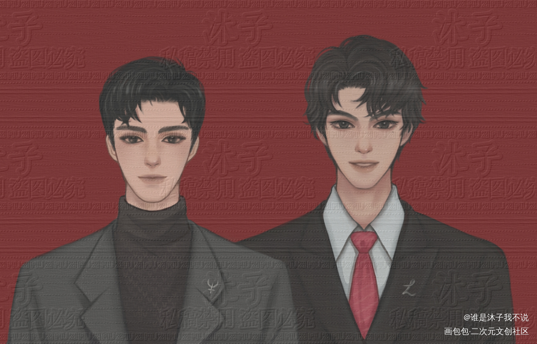 妹叔_188男团妹叔黎朔赵锦辛绘画作品