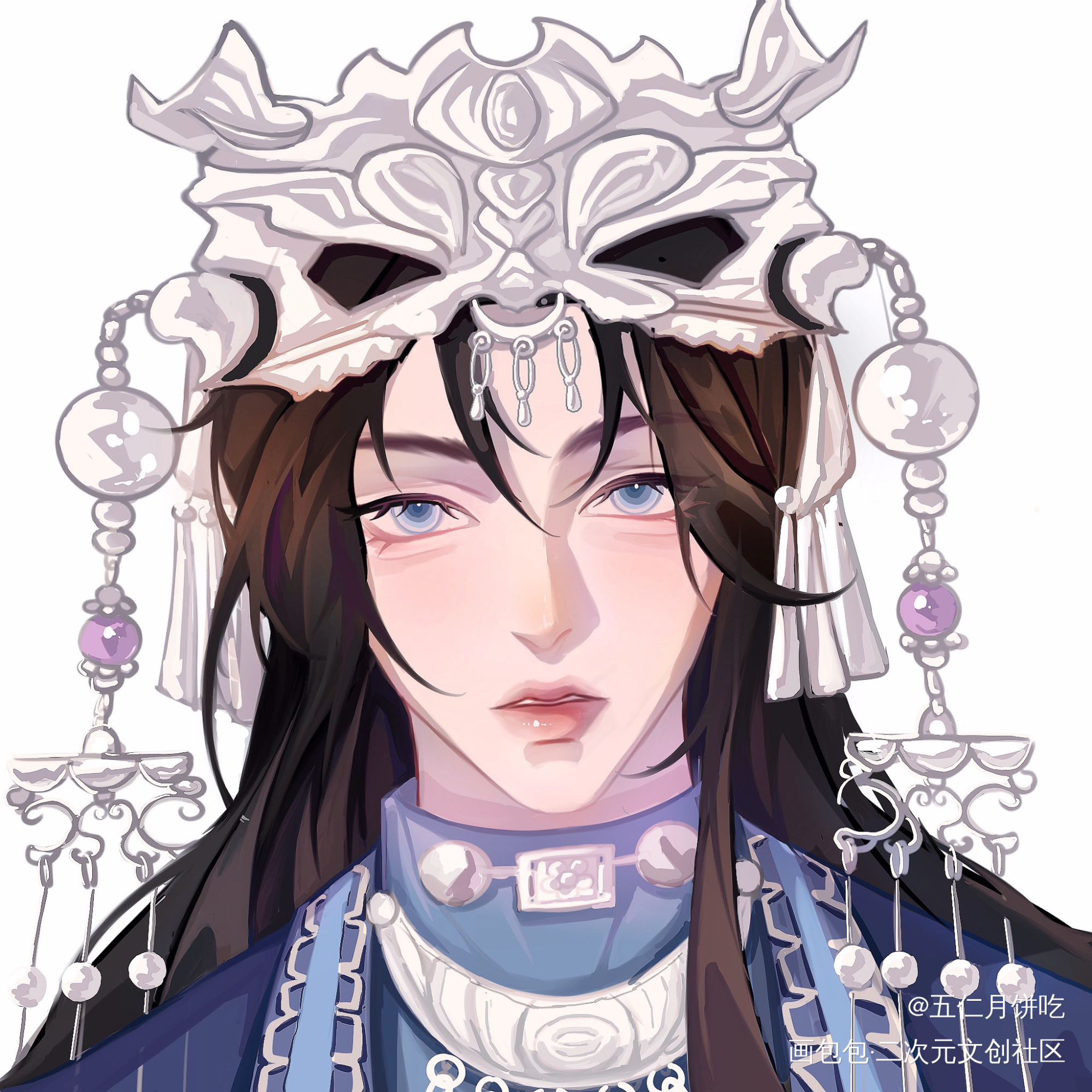 今天是苗族晚宁_二哈和他的白猫师尊燃晚墨燃楚晚宁520CP守护节绘画作品