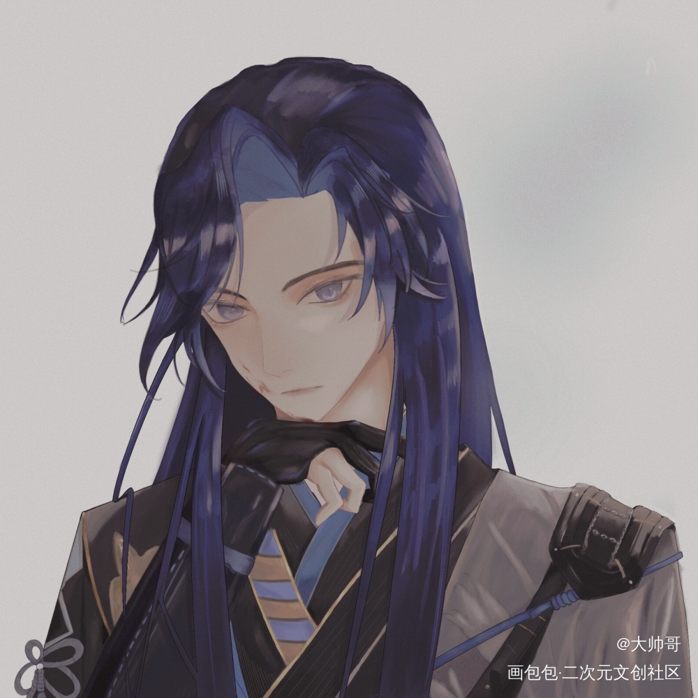 散发傅融_代号鸢代号鸢傅融傅融绘画作品