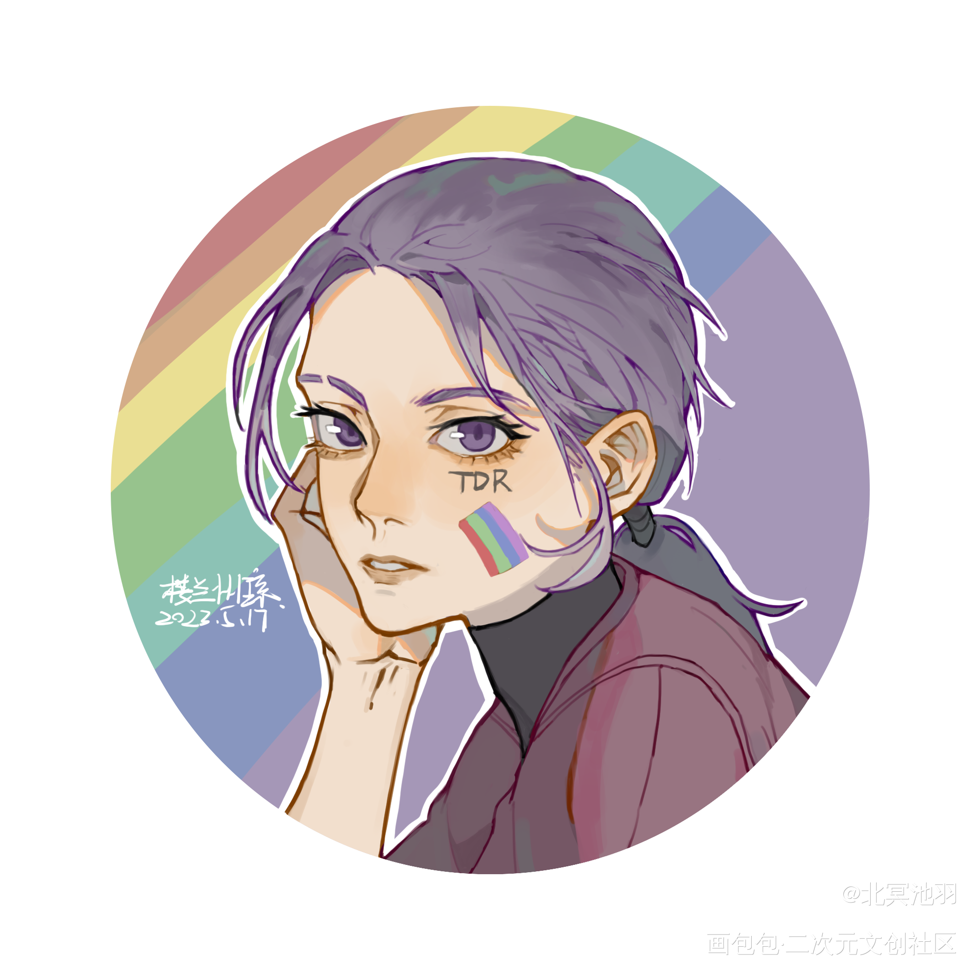 🌈🌈🌈_插画TDR绘画原创oc绘画作品