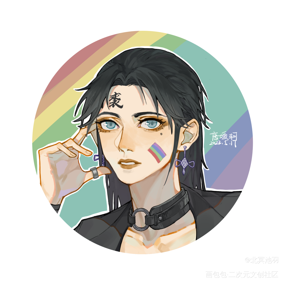 🌈🌈🌈_插画TDR绘画原创oc绘画作品