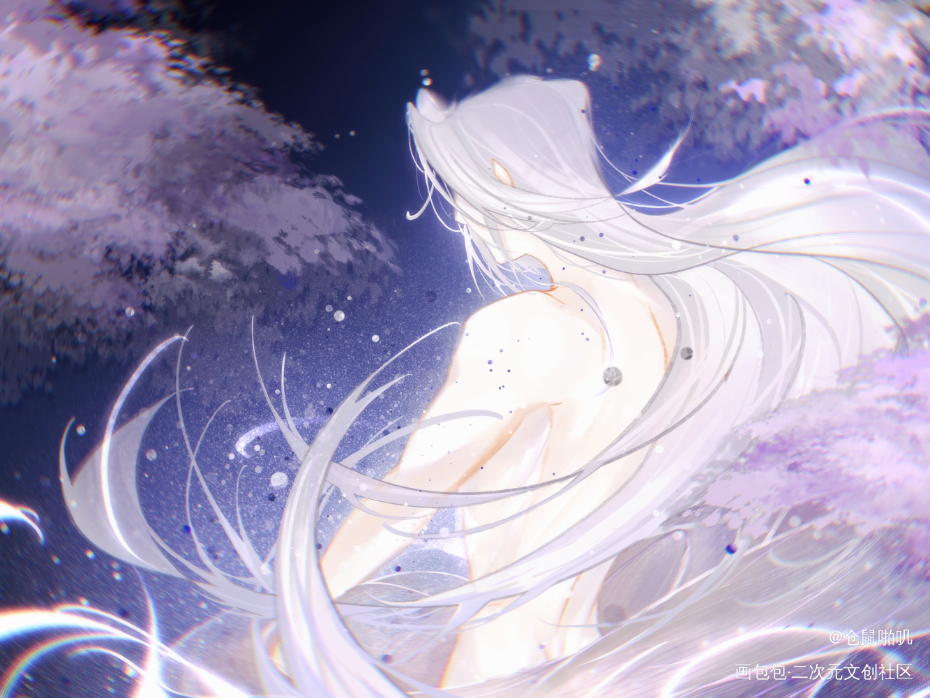师尊在泡温泉_代号鸢板绘涂古风代号鸢左慈摸鱼绘画作品