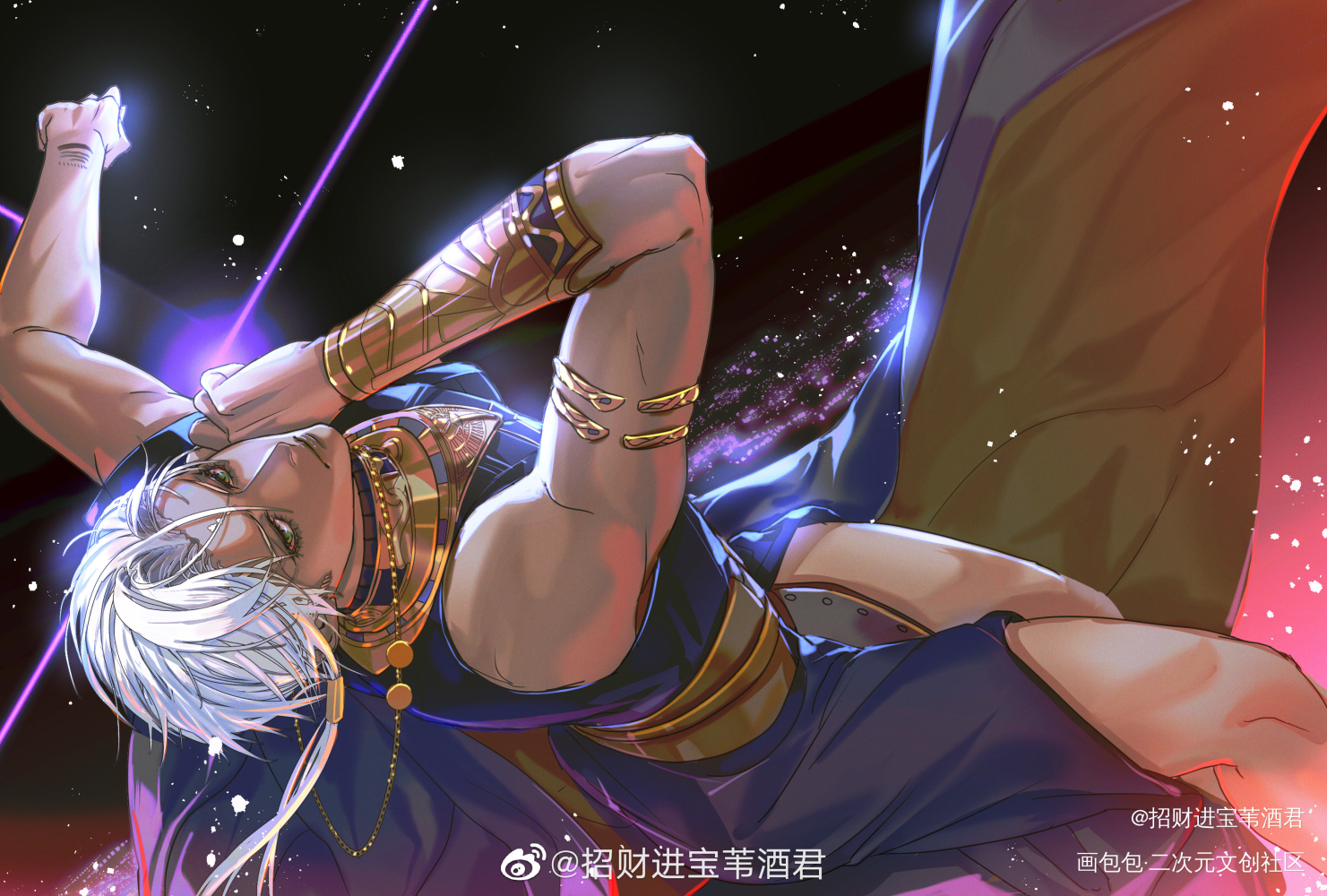 不懂黑皮的的有难了_螺旋圆舞曲绘画作品