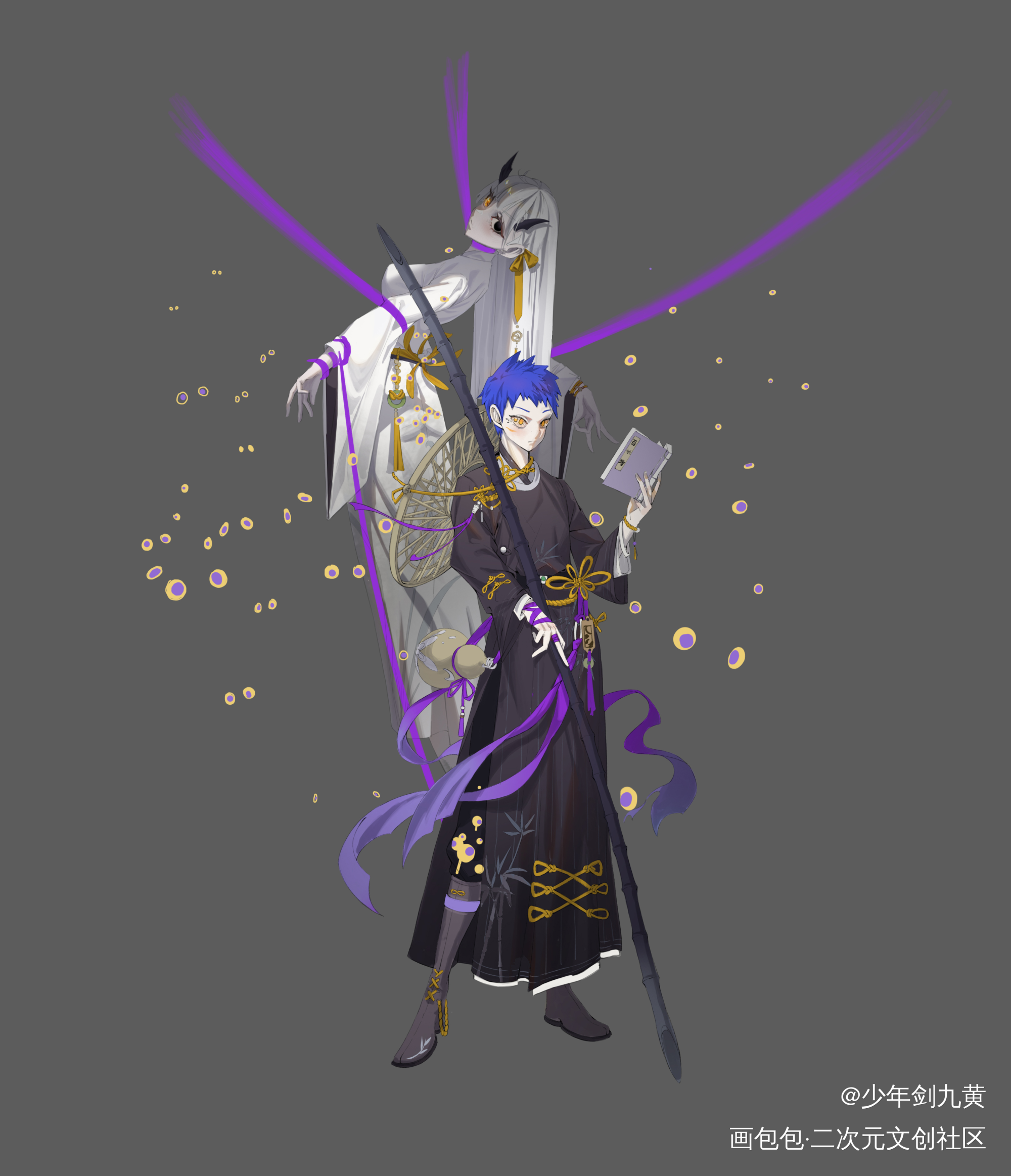 ._厚涂原画板绘oc绘画作品