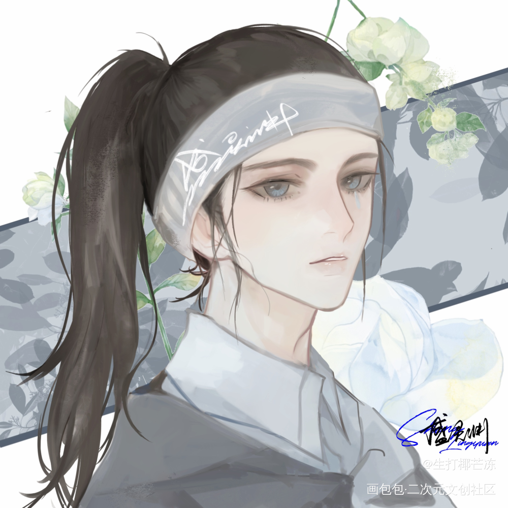侠士_烈火浇愁玑灵盛灵渊priest绘画作品